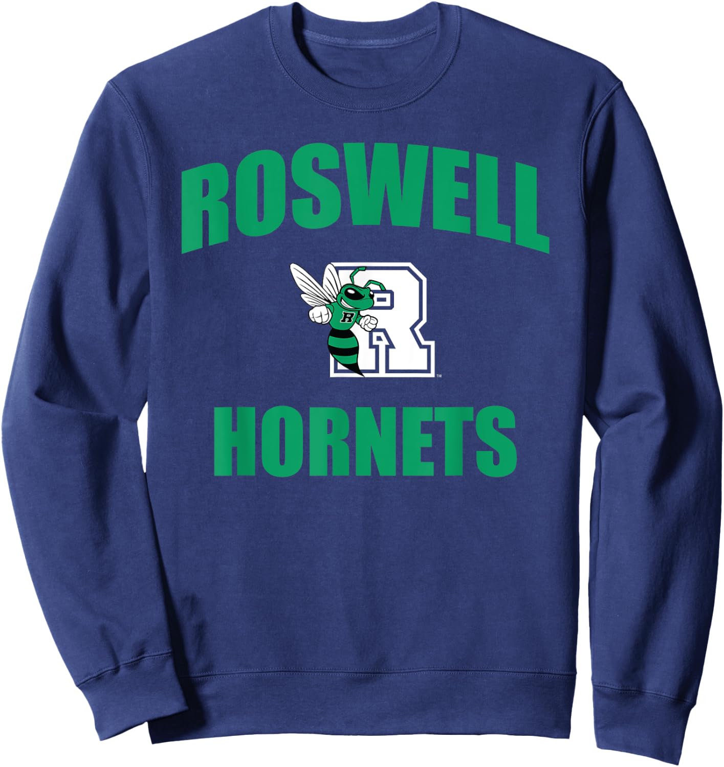 Roswell High School Hornets Sweatshirt - Sweatshirt | Navy
