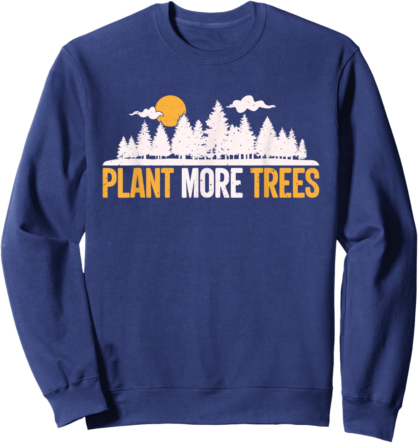 Earth Day - Plant More Trees Tree Hugger Sweatshirt - Sweatshirt | Navy