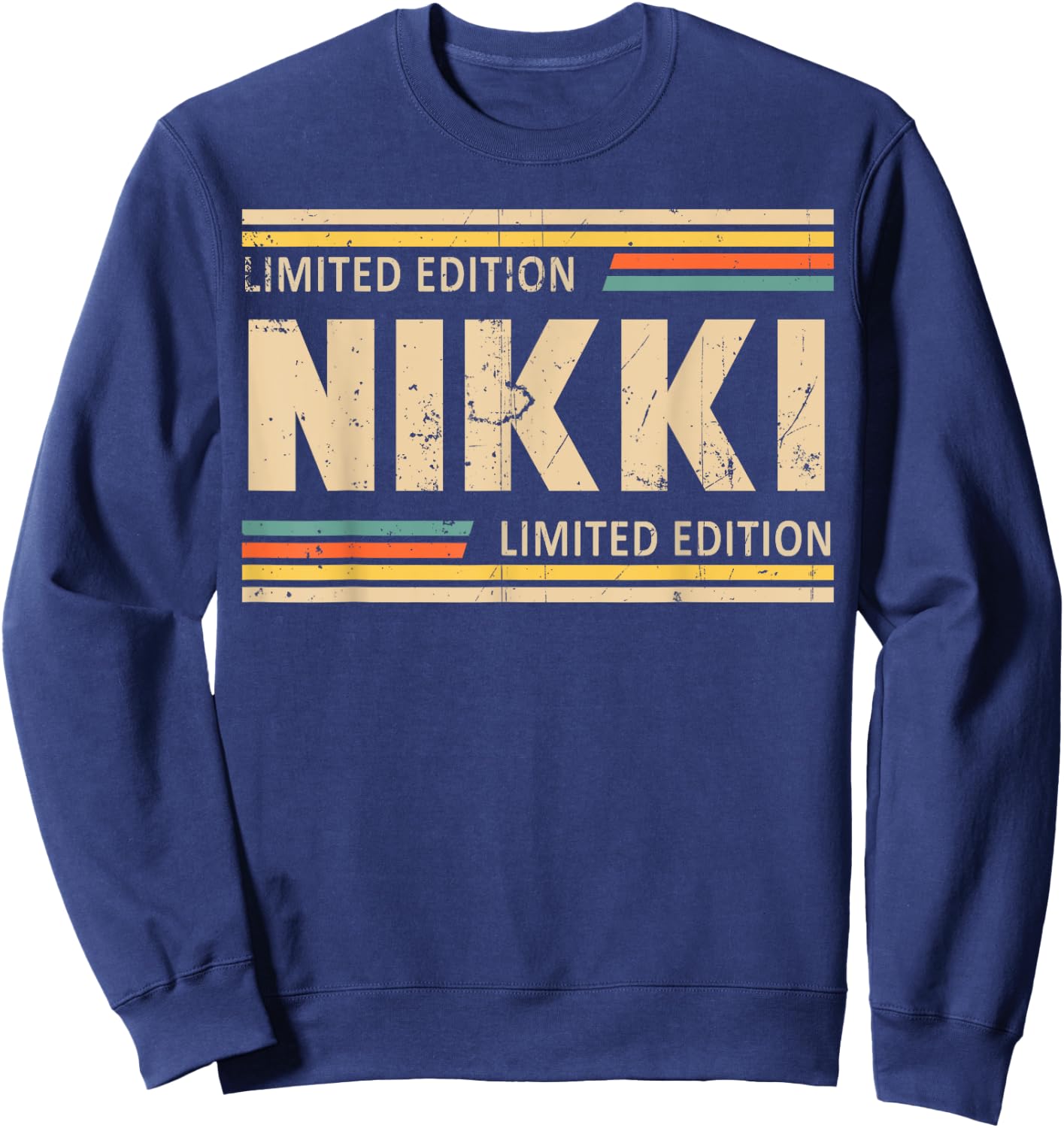 NIKKI Limited Edition Shirt NIKKI Name Personalized Sweatshirt - Sweatshirt | Navy