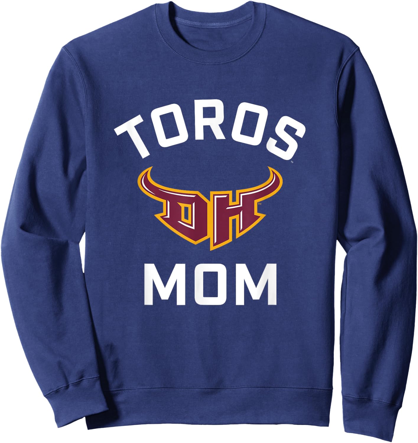 Cal State Dominguez Hills CSUDH Toros Arched Mom Sweatshirt - Sweatshirt | Navy