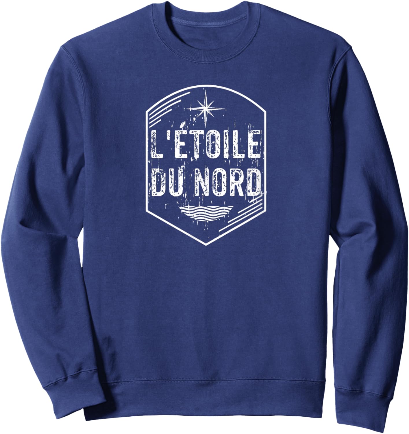 Vintage Minnesota State Motto L'Etoile du Nord Shirt Sweatshirt - Sweatshirt | Navy