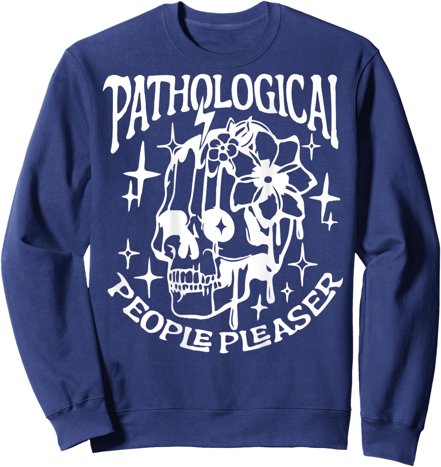 Pathological People Pleaser Sweatshirt - Sweatshirt | Navy
