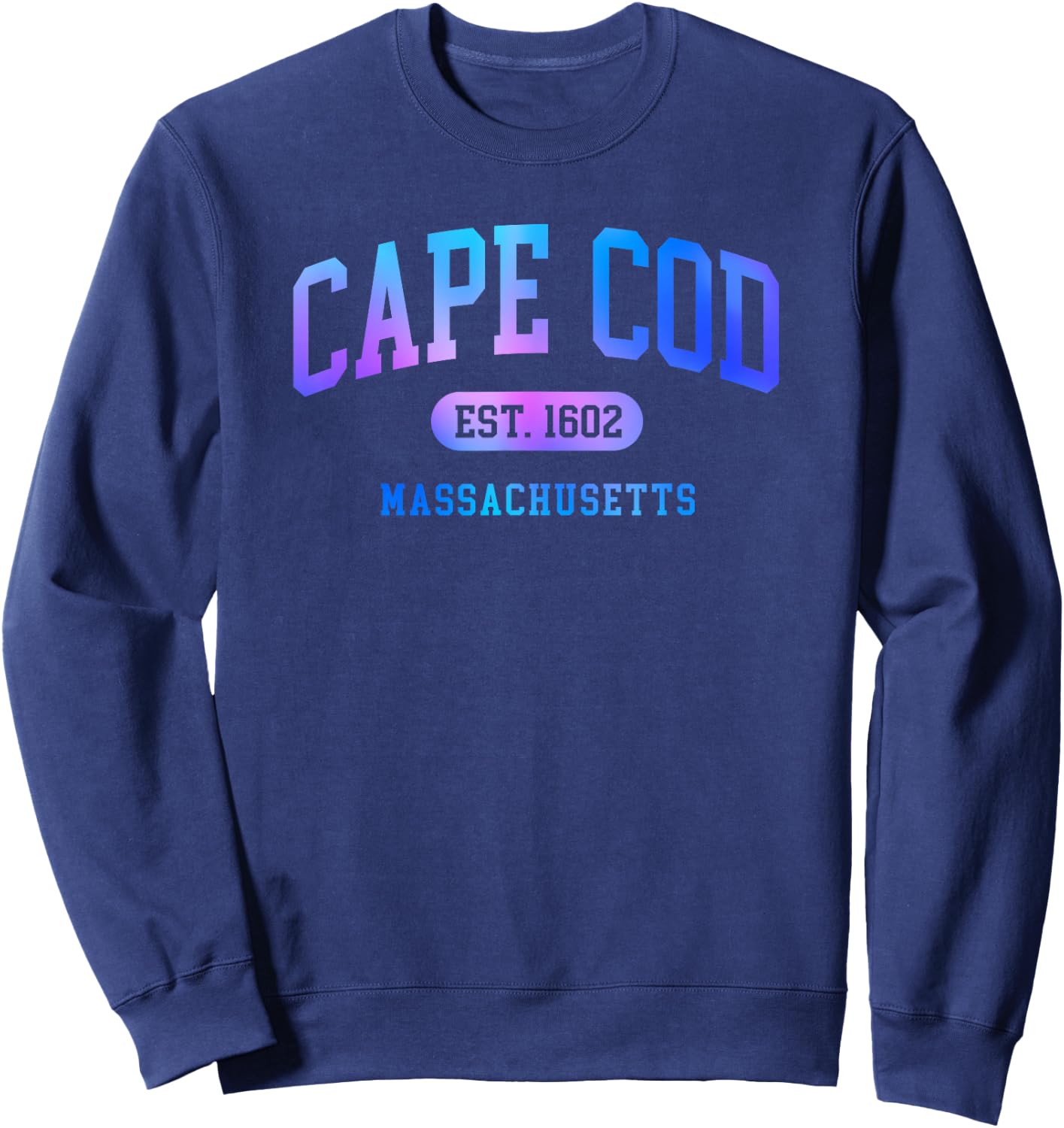 Cape Cod Massachusetts Preppy Throwback Boys Girls Souvenir Sweatshirt - Sweatshirt | Navy