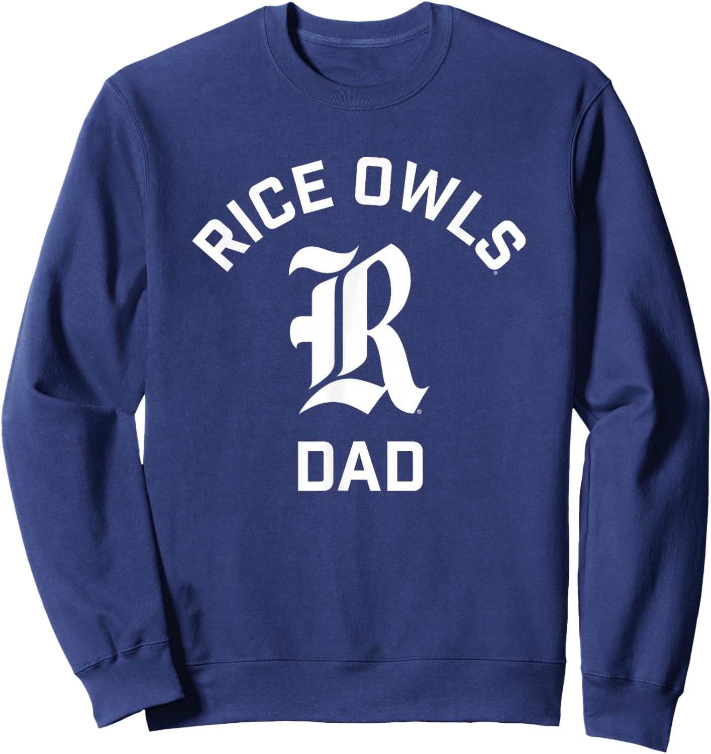 Rice University Owls Arched Dad Sweatshirt - Sweatshirt | Navy