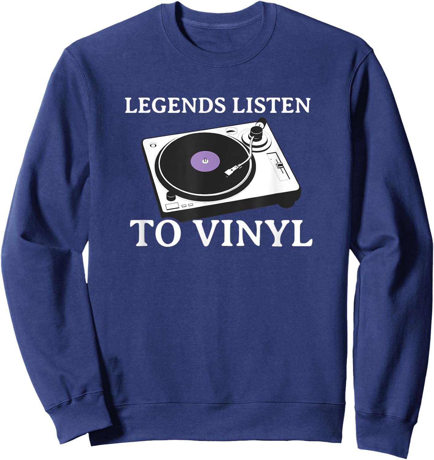 Legends Listen to Vinyl Sweatshirt - Sweatshirt | Navy