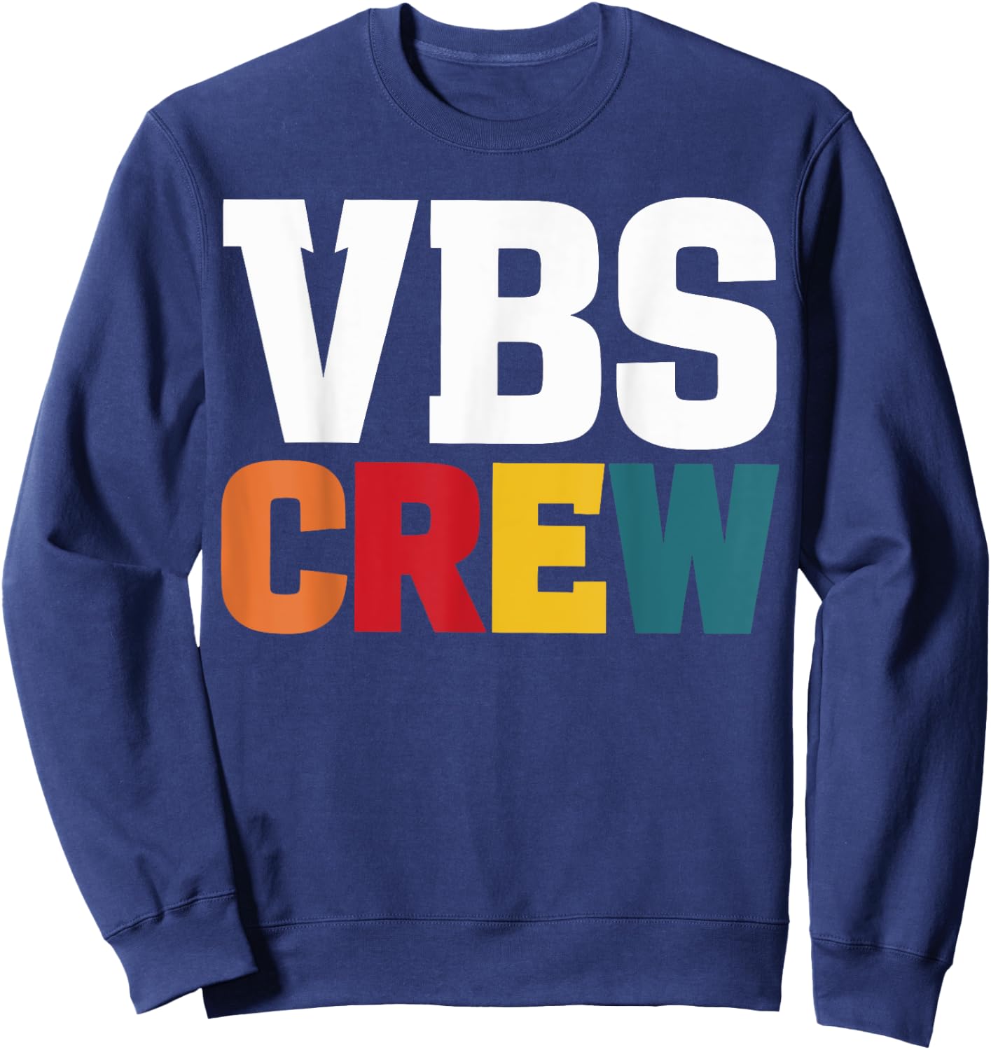 VBS Crew Faith-Based Gathering Sunday School Teacher Women Kids Sweatshirt - Sweatshirt | Navy