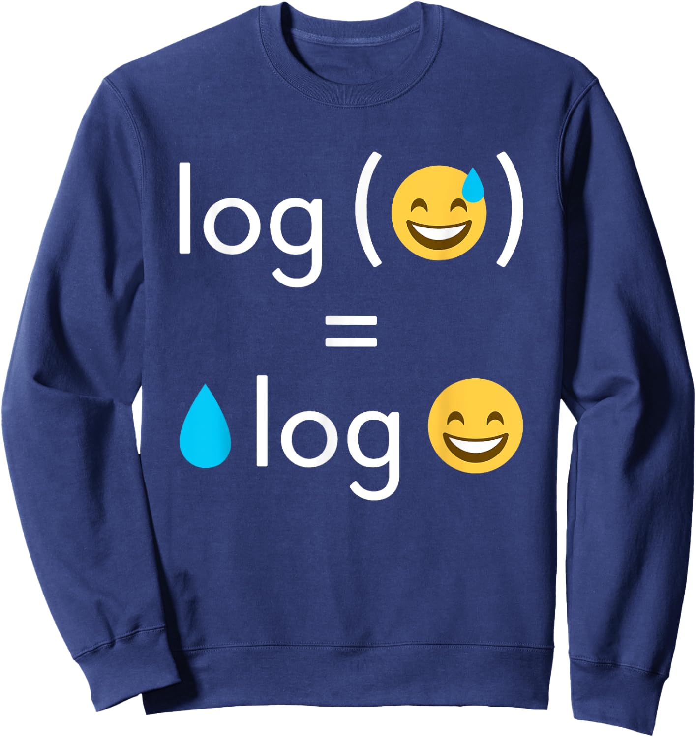 Funny Math Sweatshirt - Sweatshirt | Navy