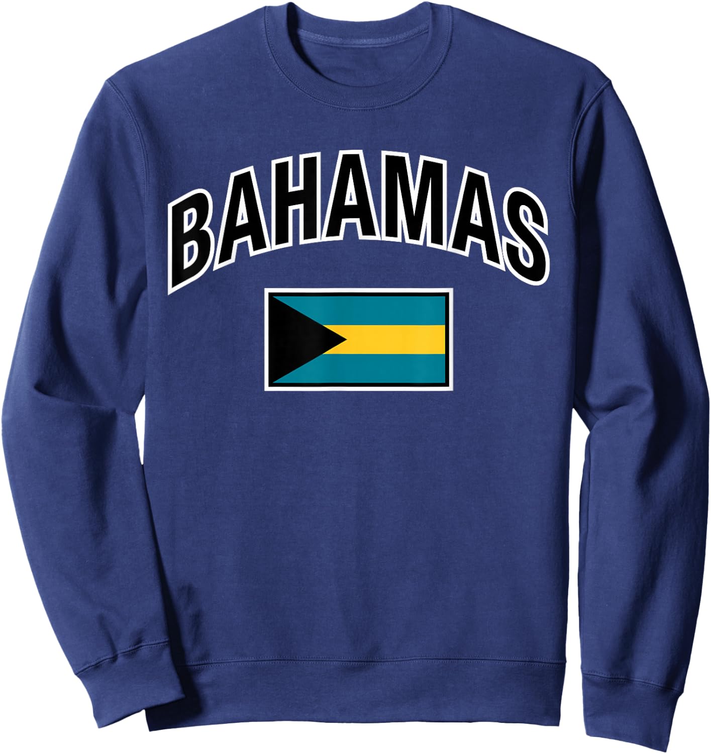 Bahamas Flag Proud Bahamian Sweatshirt - Sweatshirt | Navy