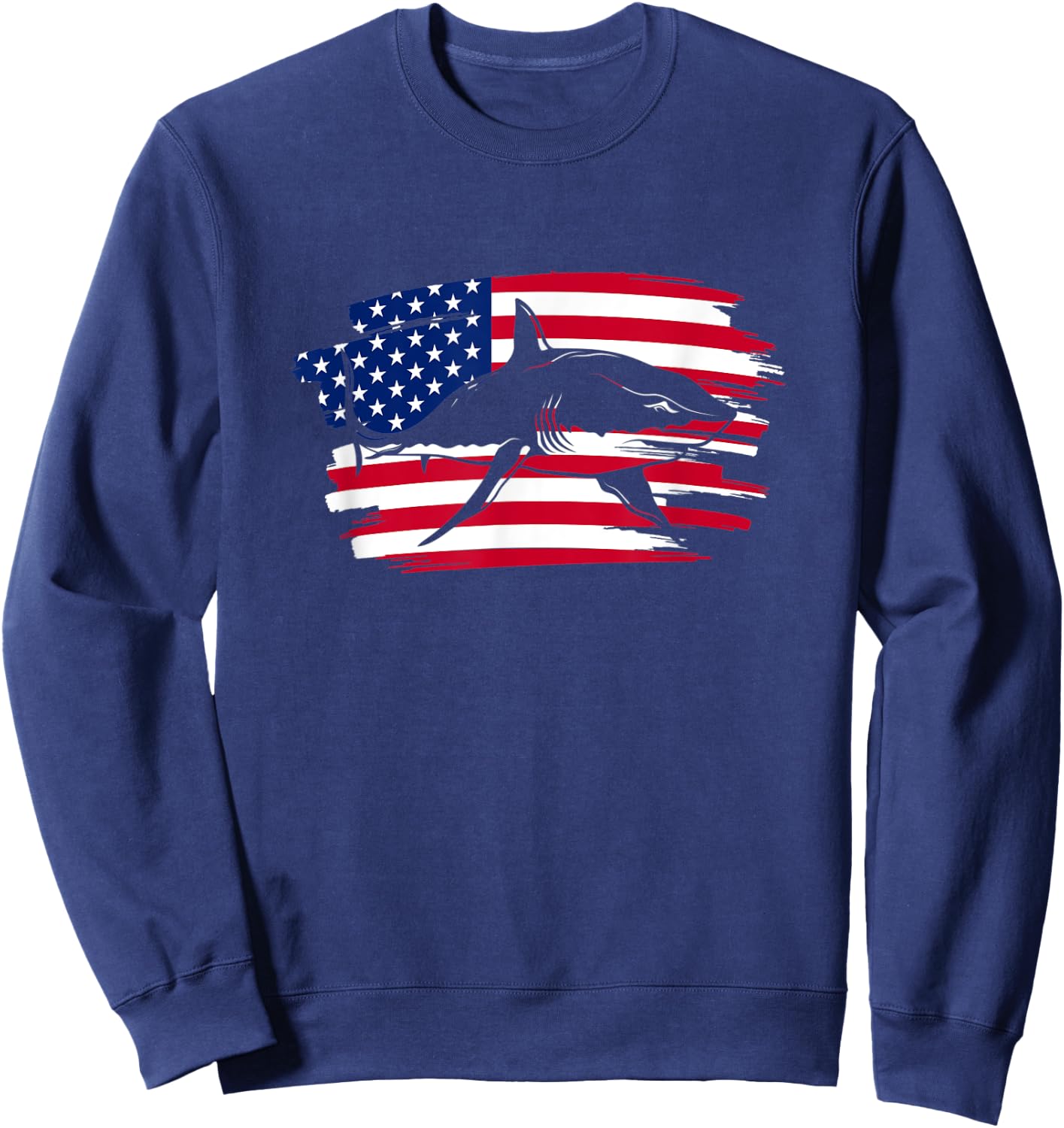 Vintage USA It's A Bad Week To Be A Seal Shark Sweatshirt - Sweatshirt | Navy