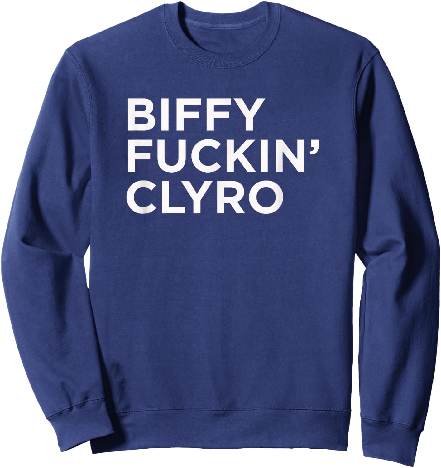 Biffy Clyro Biffy F’in Clyro Sweatshirt - Sweatshirt | Navy