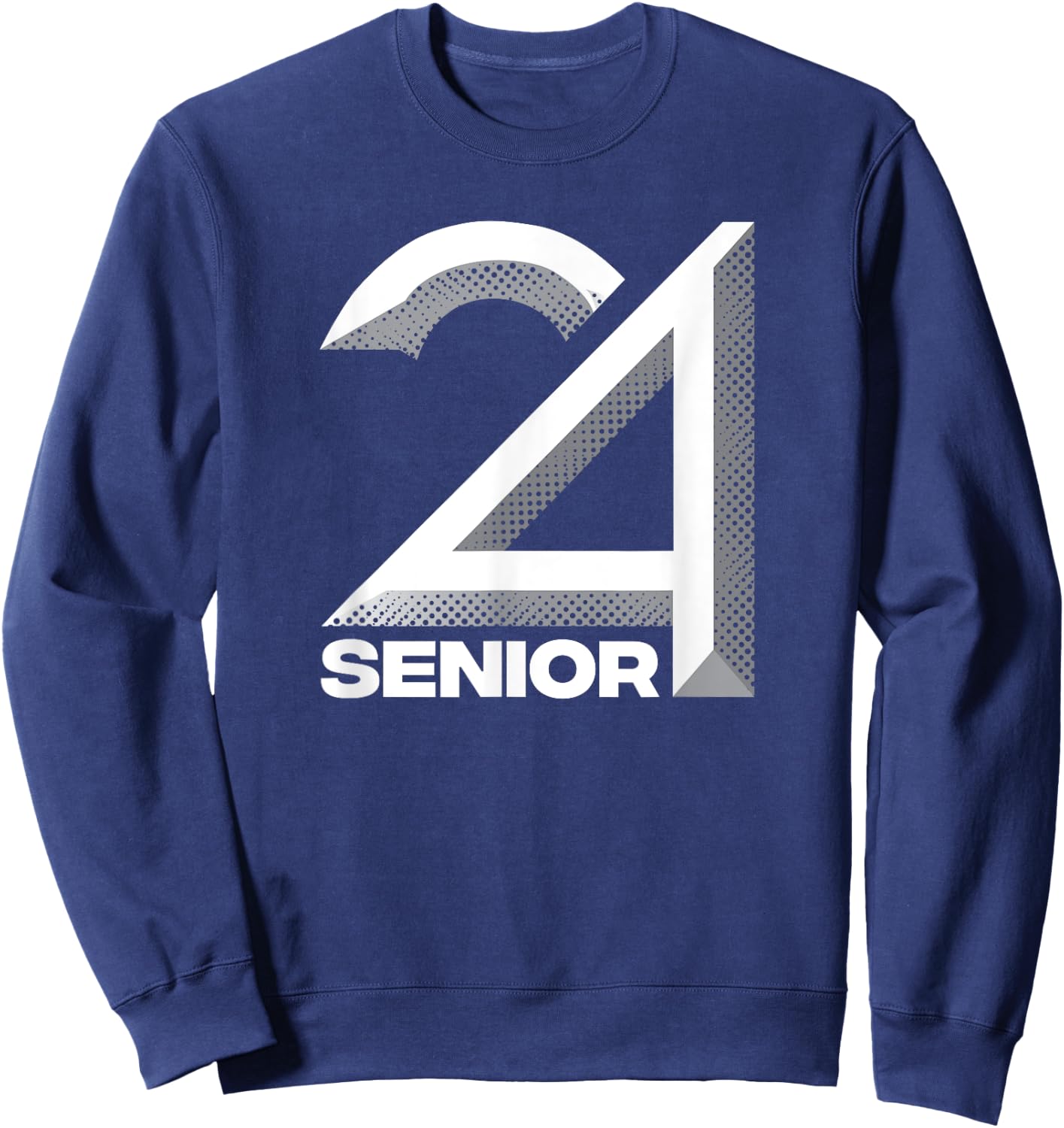 Senior Class Of 2024 Shirt Graduation High School College Sweatshirt - Sweatshirt | Navy