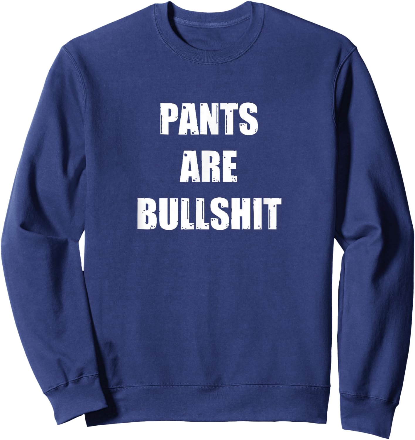 Funny Sarcastic Scottish Kilt and Tartan Fashion Attire Sweatshirt - Sweatshirt | Navy