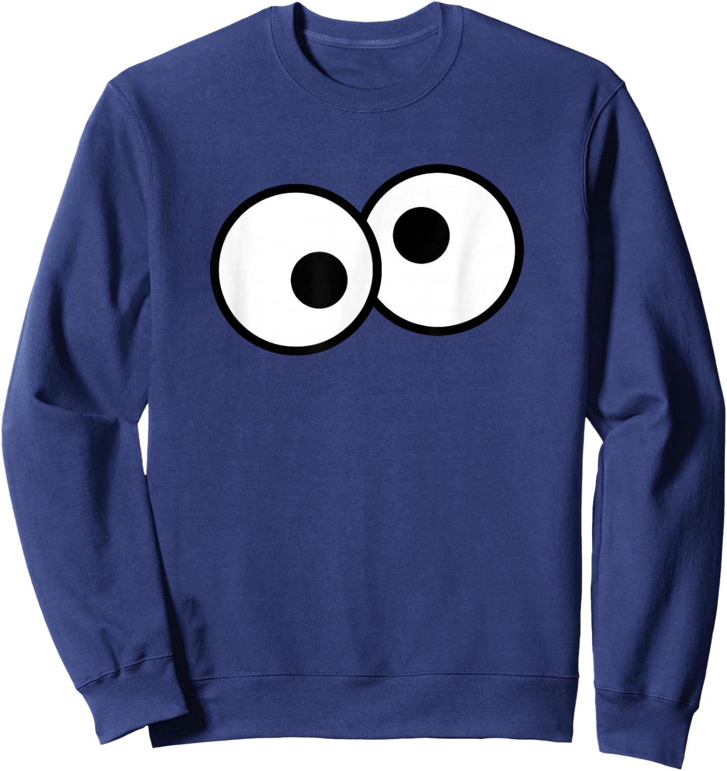 Cartoon Monster Eyes Sweatshirt - Sweatshirt | Navy