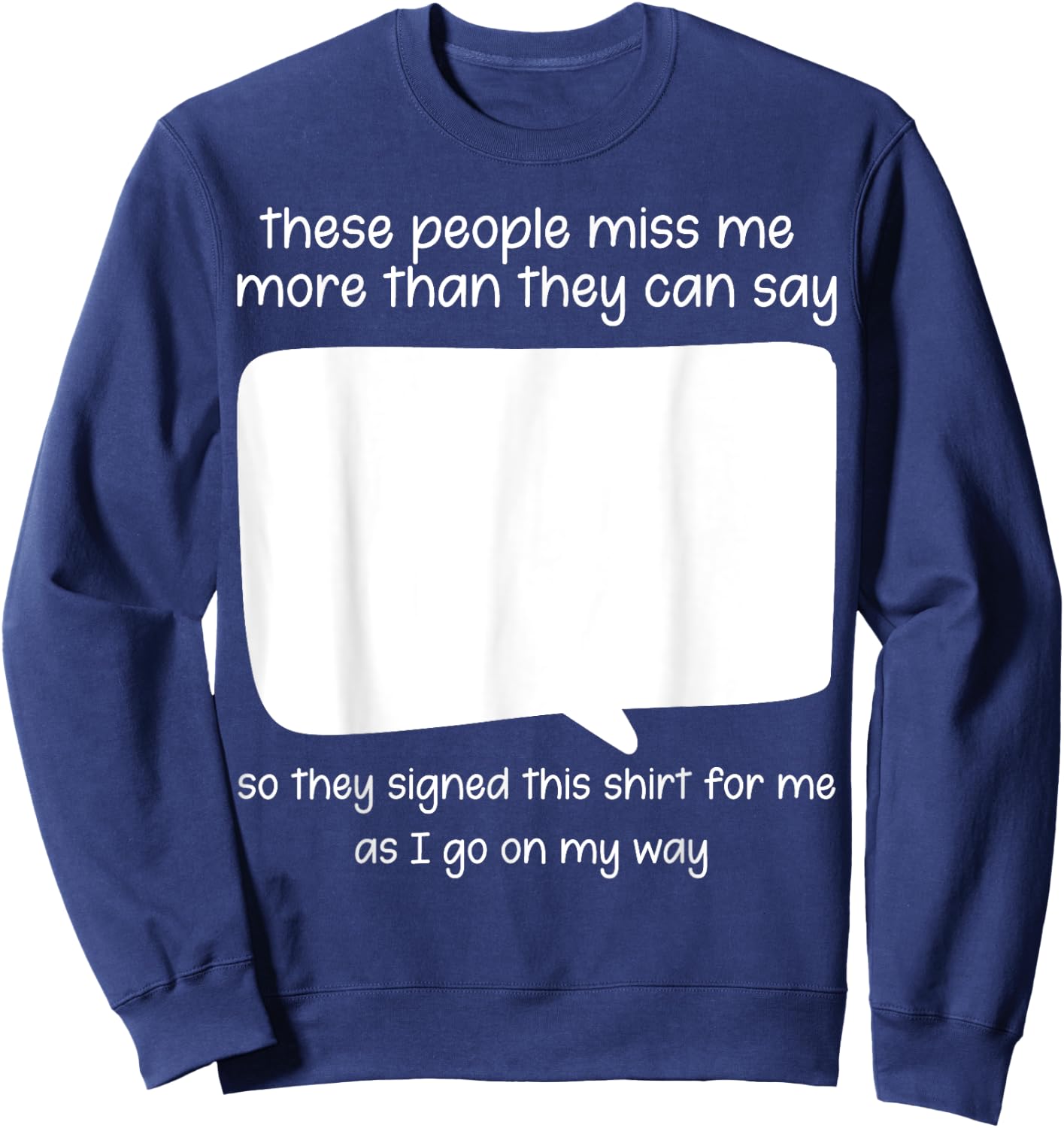 Farewell Coworker Friend Going Away Funny Coworker Leaving Sweatshirt - Sweatshirt | Navy