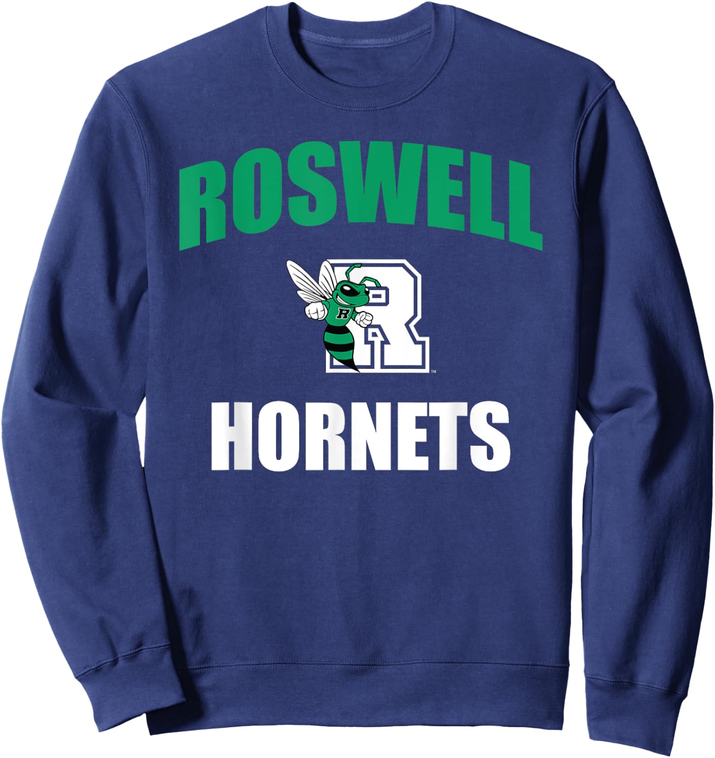 Roswell High School Hornets Sweatshirt - Sweatshirt | Navy
