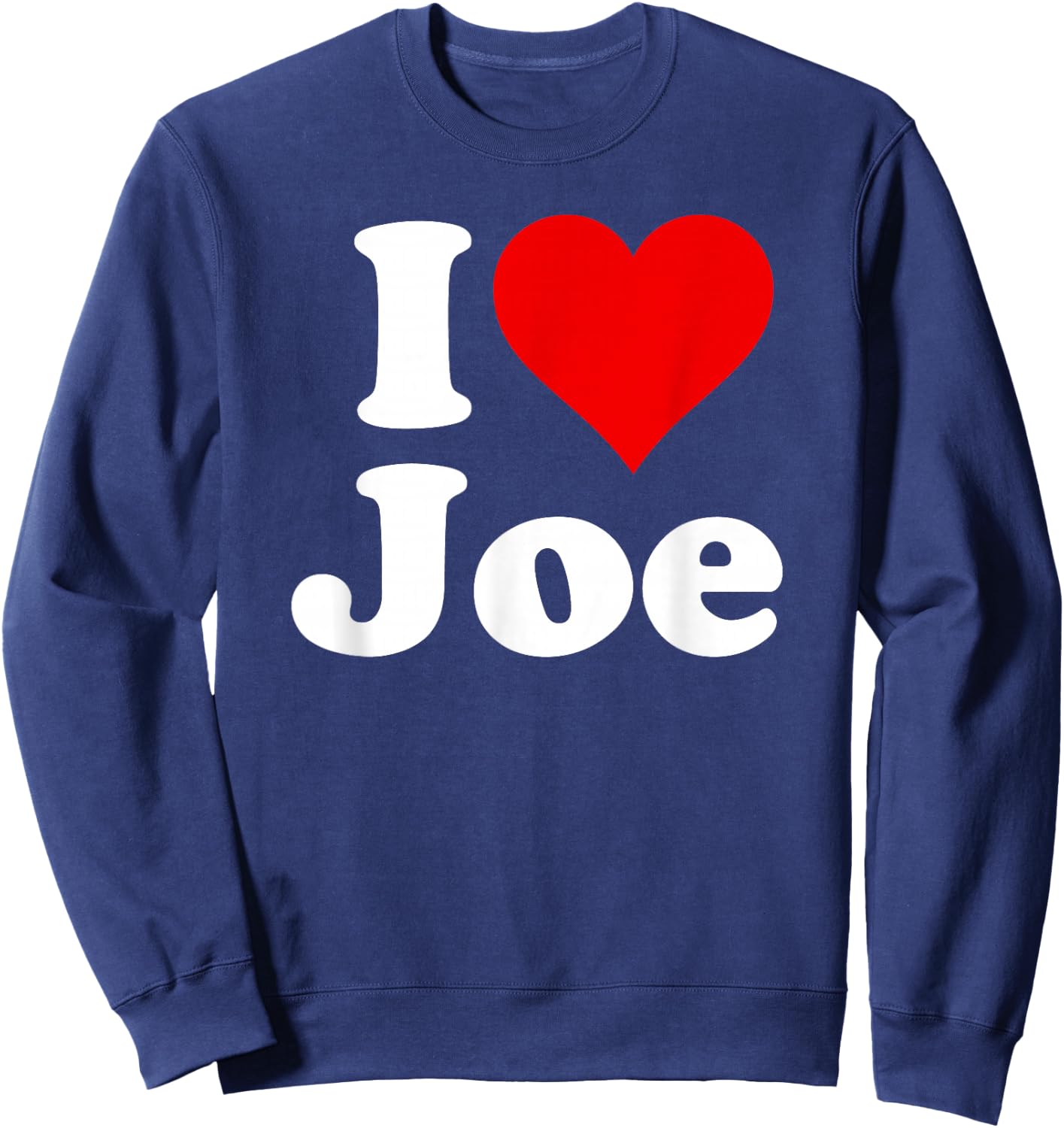 I Heart Love Joe Joseph Sweatshirt - Sweatshirt | Navy