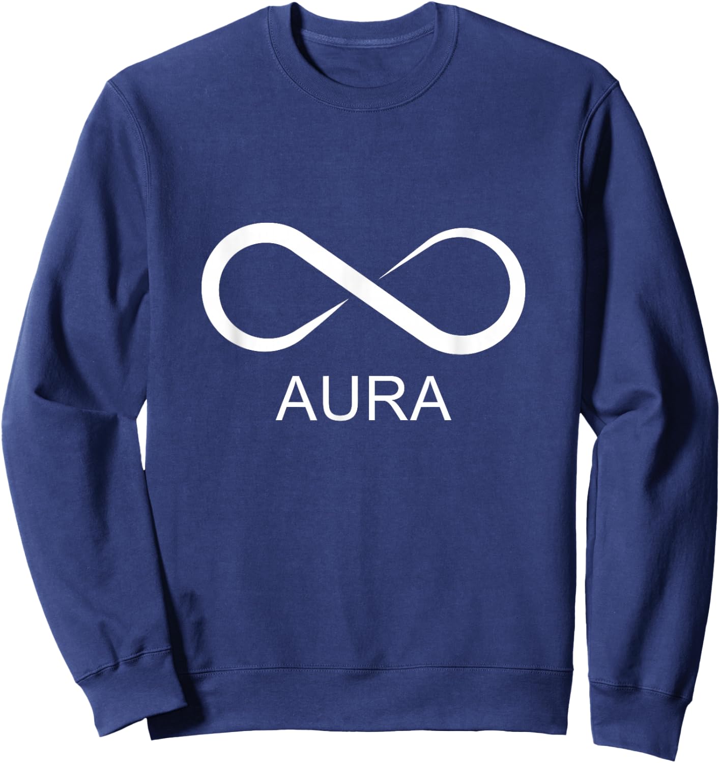 Infinite Aura - Infinite Aura, Rizz Sweatshirt - Sweatshirt | Navy