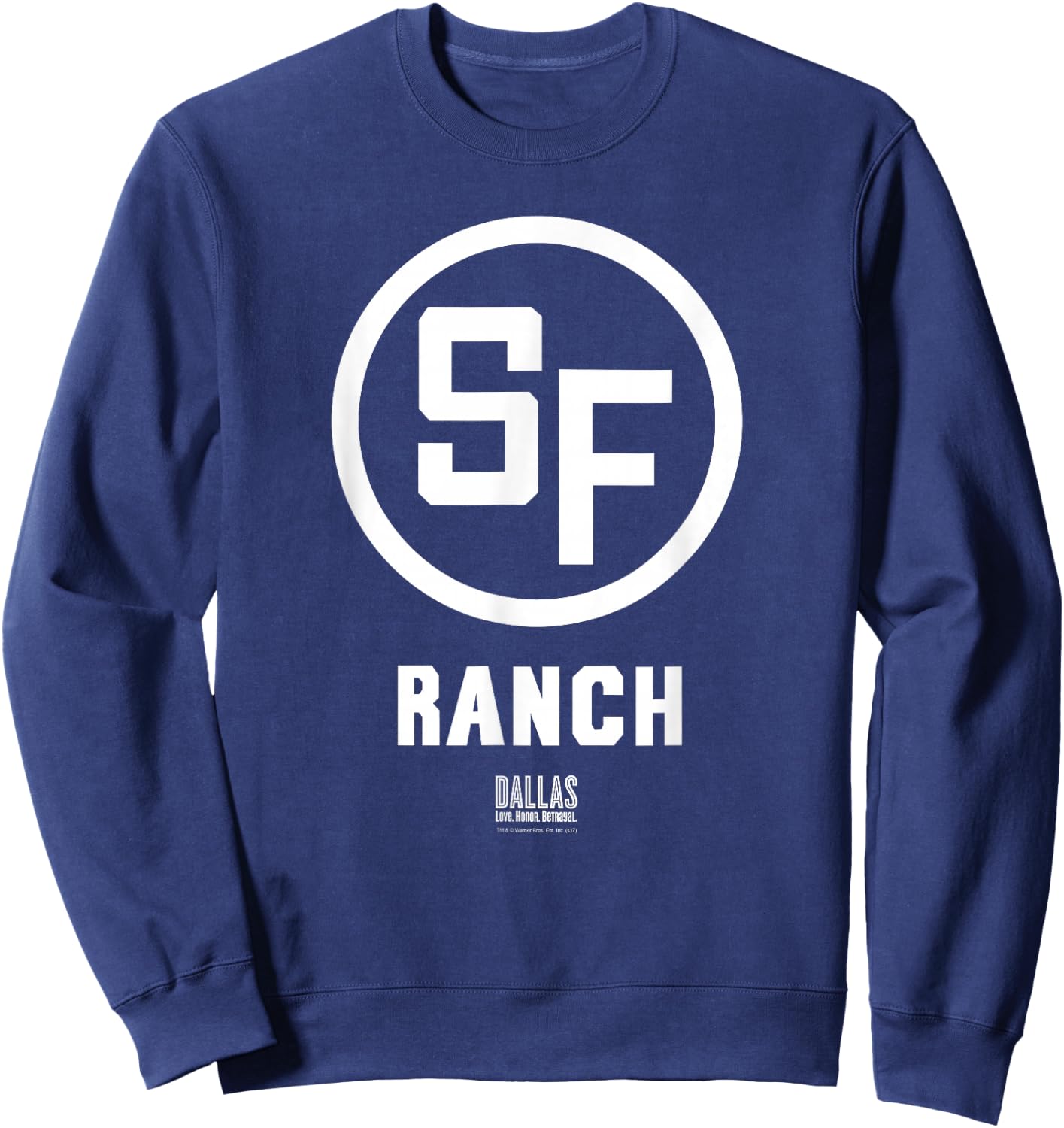 Dallas TV Series Southfork Ranch Sweatshirt - Sweatshirt | Navy