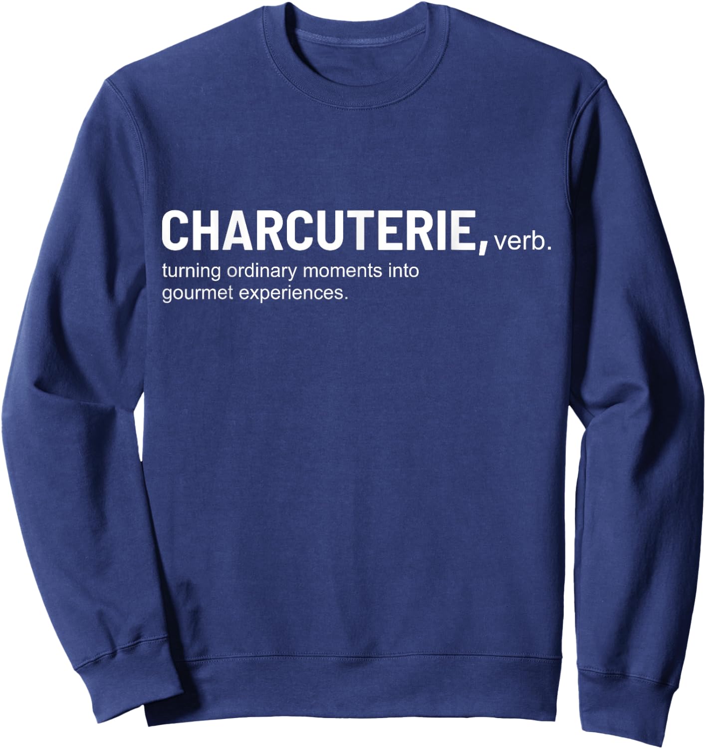 Charcuterie King Gifts Charcuterie Board Cheese Love Sweatshirt - Sweatshirt | Navy