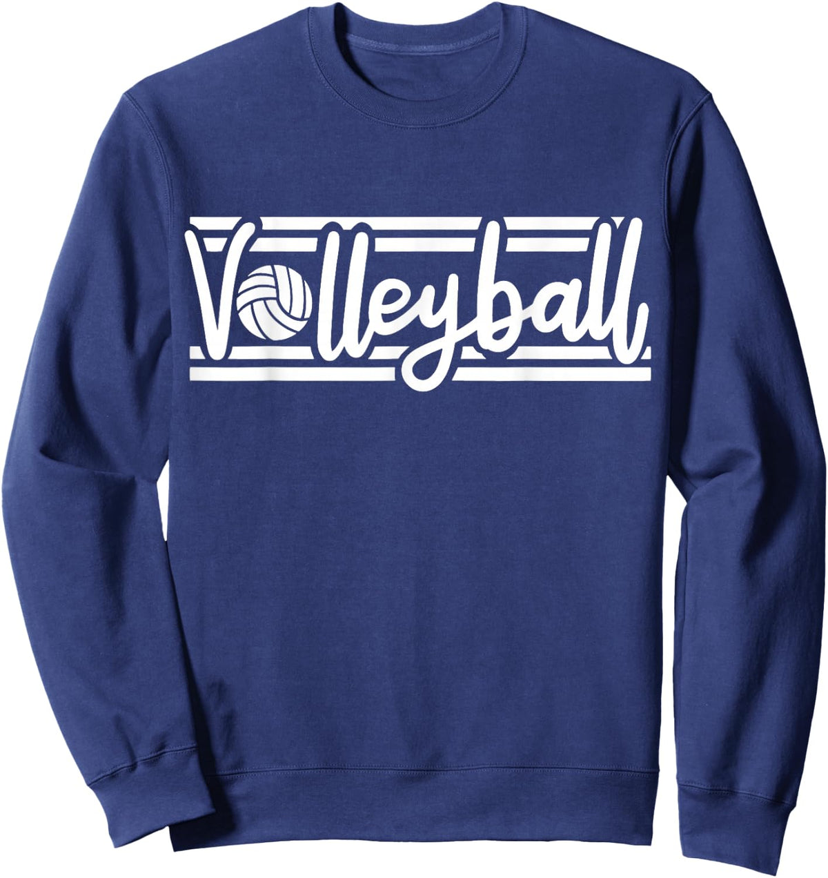 Volleyball for Girls Women Sweatshirt - Sweatshirt | Navy