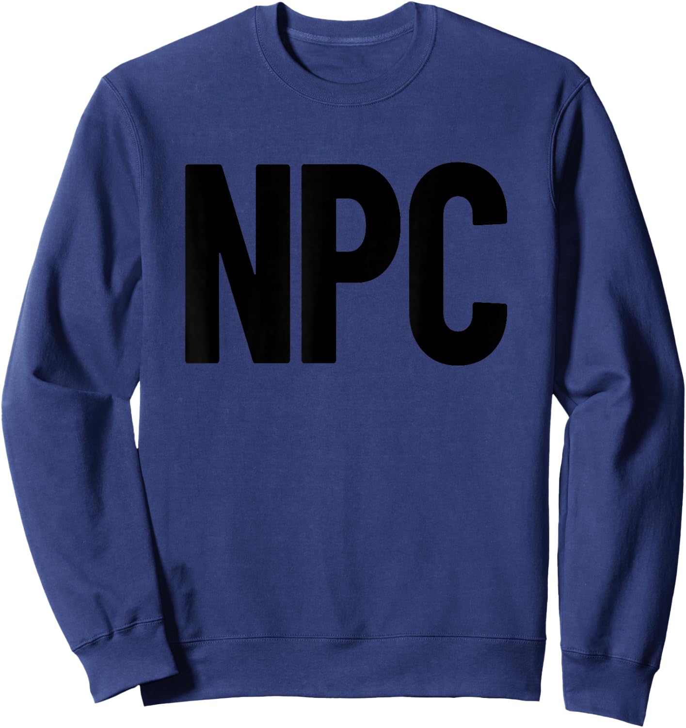 NPC Non Playable Character RPG Role Playing Game NPC Sweatshirt - Sweatshirt | Navy