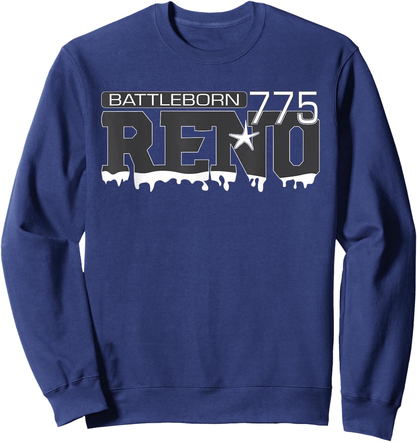 Reno Nevada Battleborn Sweatshirt - Sweatshirt | Navy