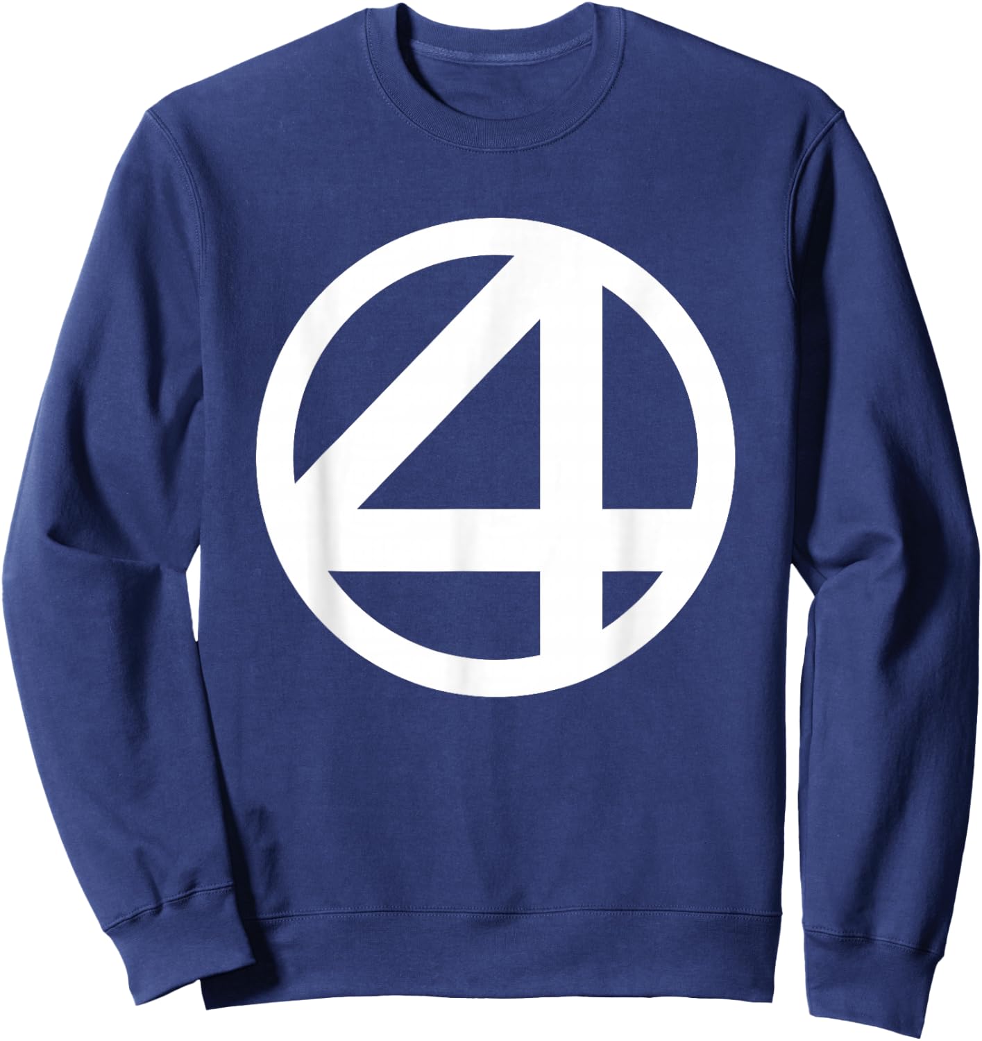 Marvel Fantastic Four Vintage Super Hero Center Badge Sweatshirt - Sweatshirt | Navy