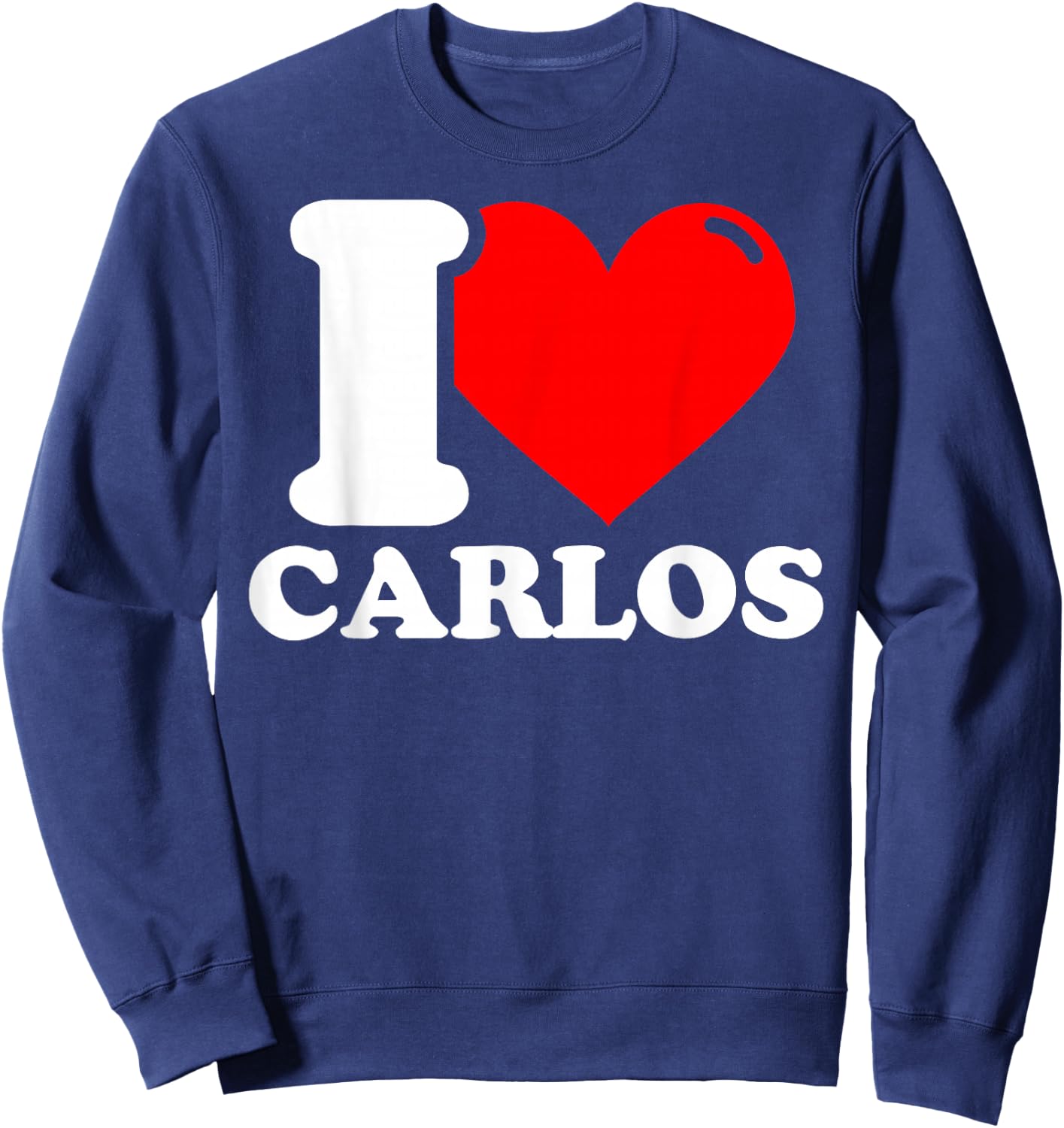 I Love Carlos Sweatshirt - Sweatshirt | Navy