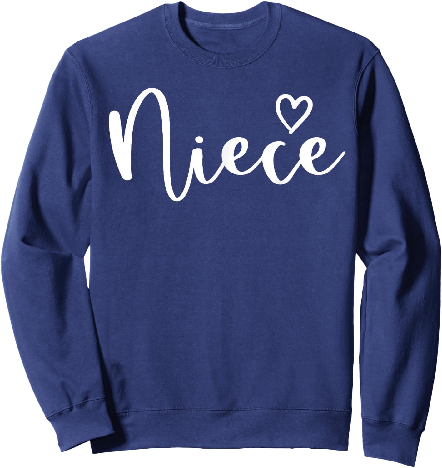 Niece Gifts Heart Mother's Day Niece Sweatshirt - Sweatshirt | Navy