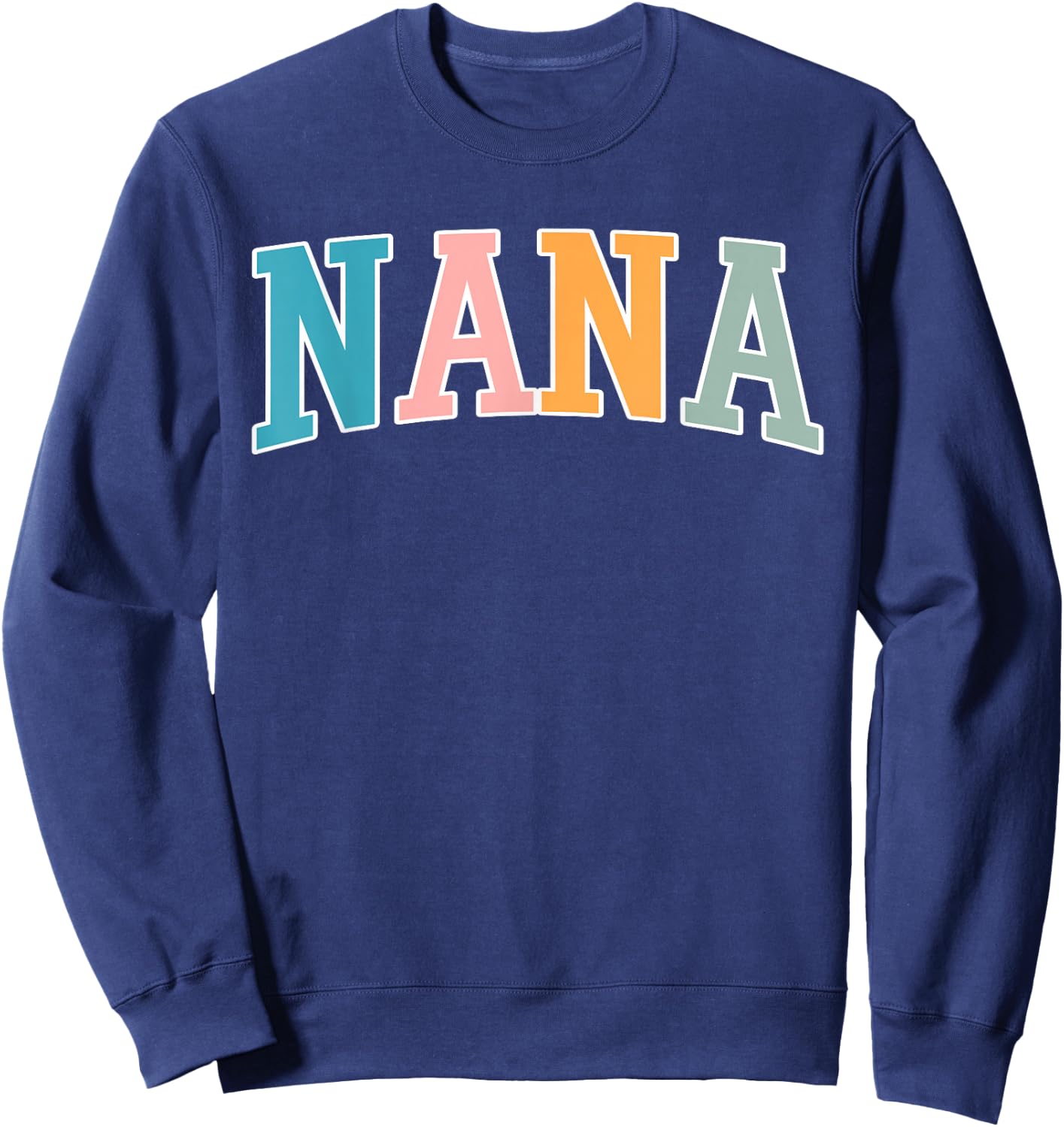 Nana Life for Grandma Grandmother Announcement Sweatshirt - Sweatshirt | Navy
