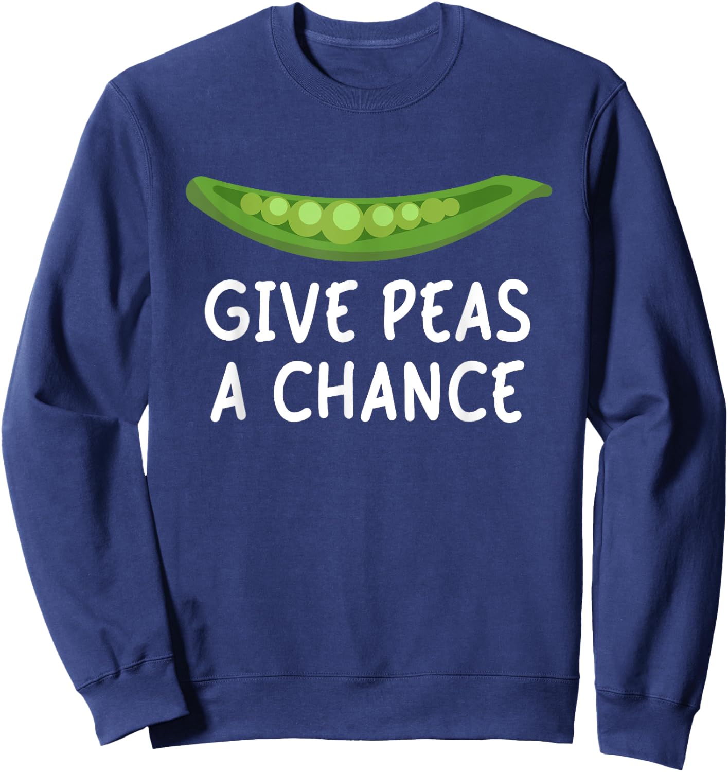 Give Peas A Chance Sweatshirt - Sweatshirt | Navy