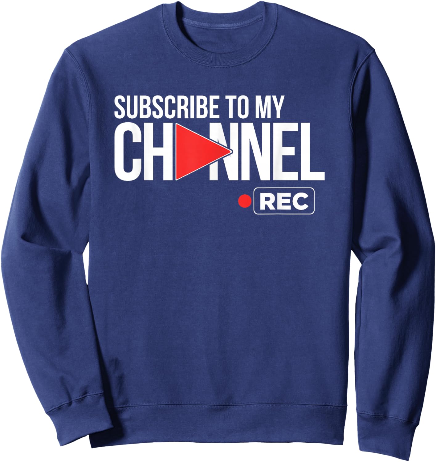 Video Sharing for Online Streaming Content Creators Sweatshirt - Sweatshirt | Navy