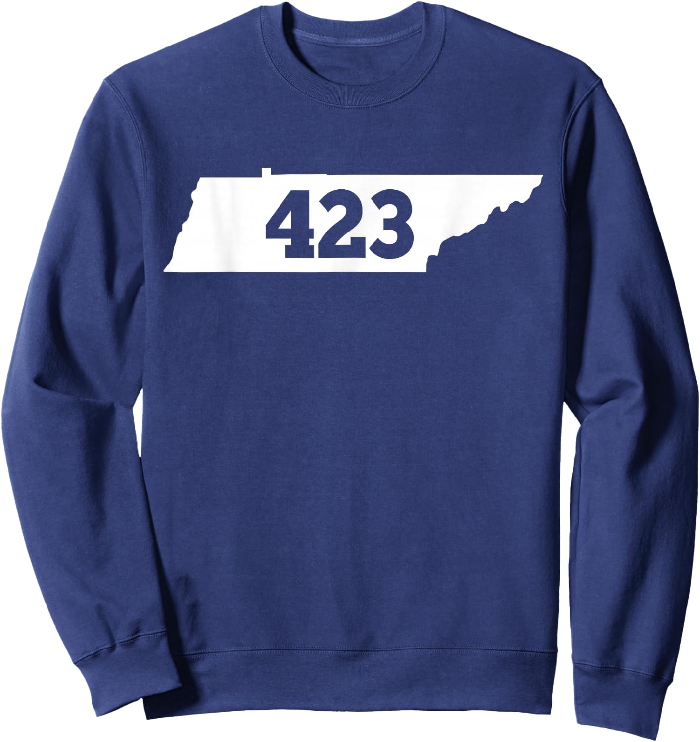 Tennessee 423 Area Code Sweatshirt - Sweatshirt | Navy