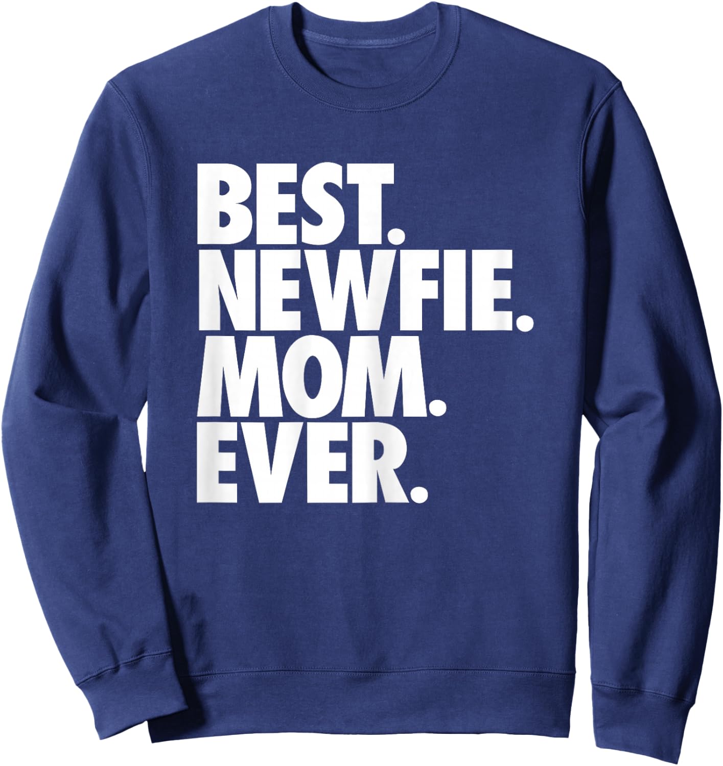 Best Newfie Mom Ever - Newfoundland Dog Girls Kids Sweatshirt - Sweatshirt | Navy