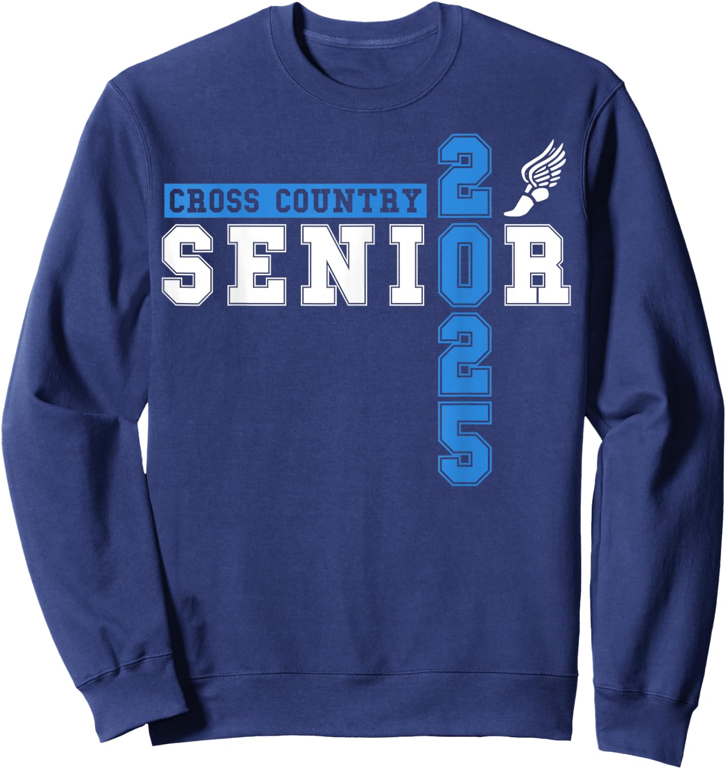 Cross Country Senior Night Senior 2025 Graduation Party 30 Sweatshirt - Sweatshirt | Navy
