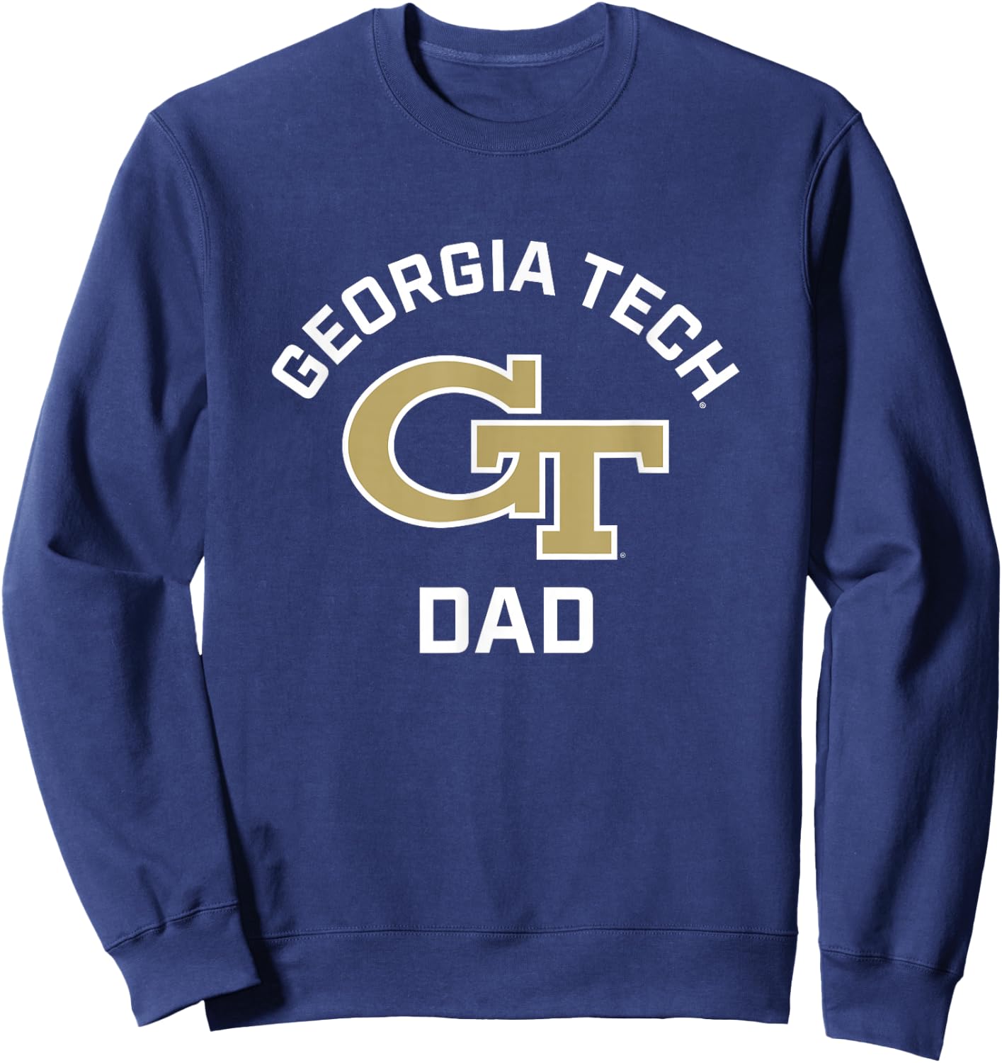 Georgia Tech Yellow Jackets Arched Dad Sweatshirt - Sweatshirt | Navy
