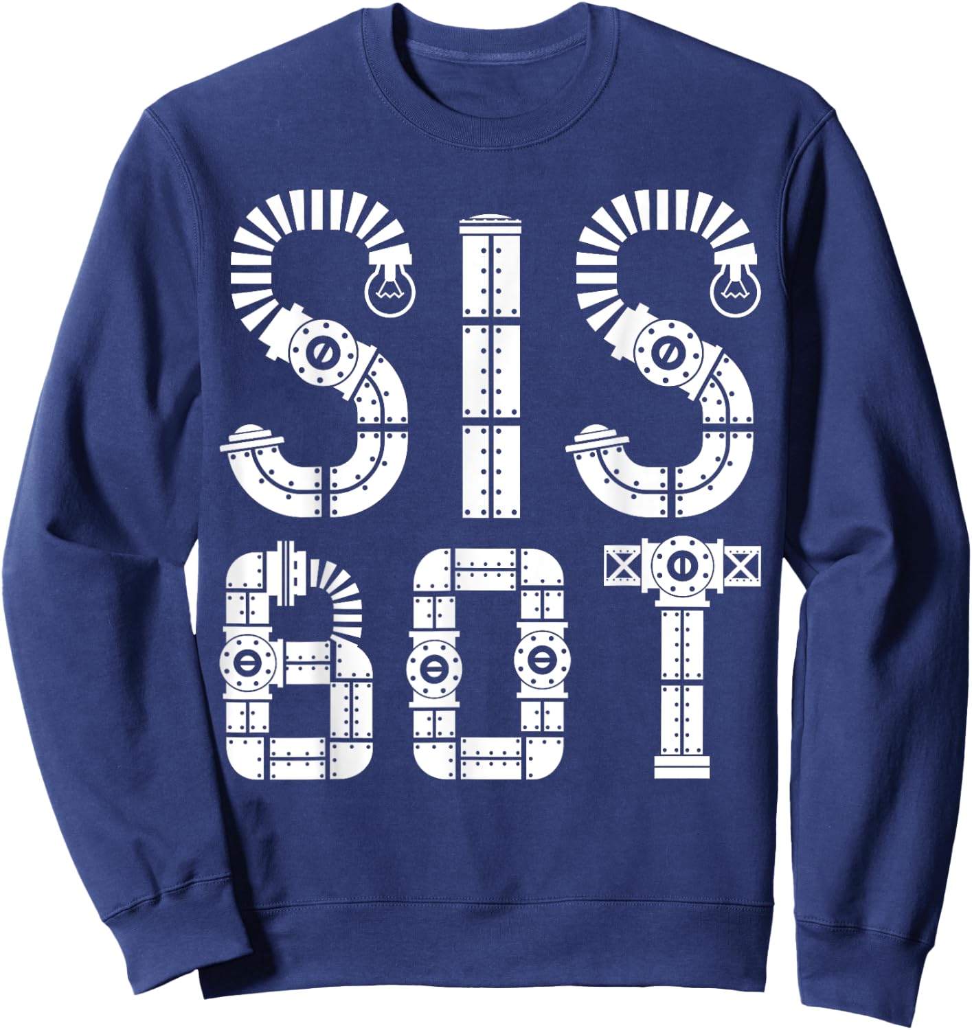 Matching Family Robot | Sister | Sis Bot Sweatshirt - Sweatshirt | Navy