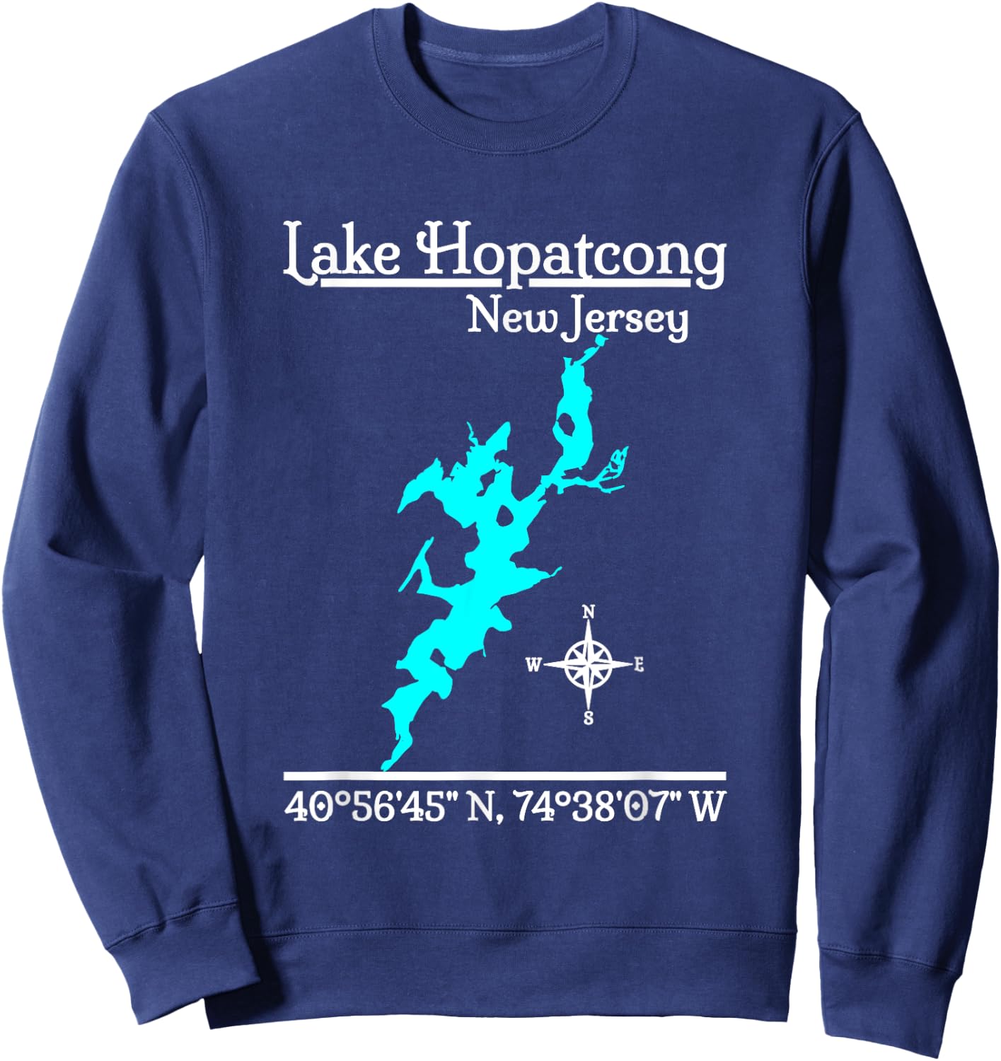 Lake Hopatcong - New Jersey Sweatshirt - Sweatshirt | Navy