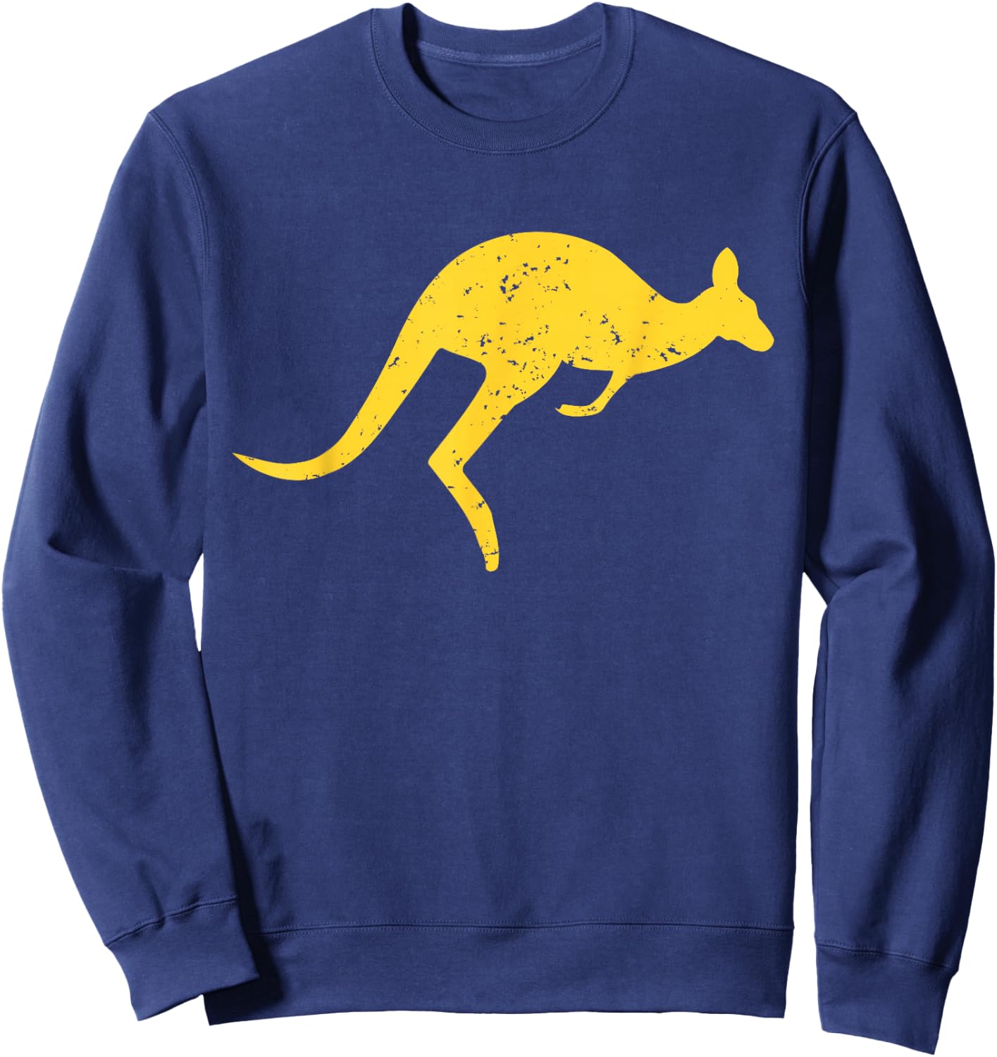 Vintage Kangaroo Australia Shirt Aussie Roo Kangaroo Sweatshirt - Sweatshirt | Navy
