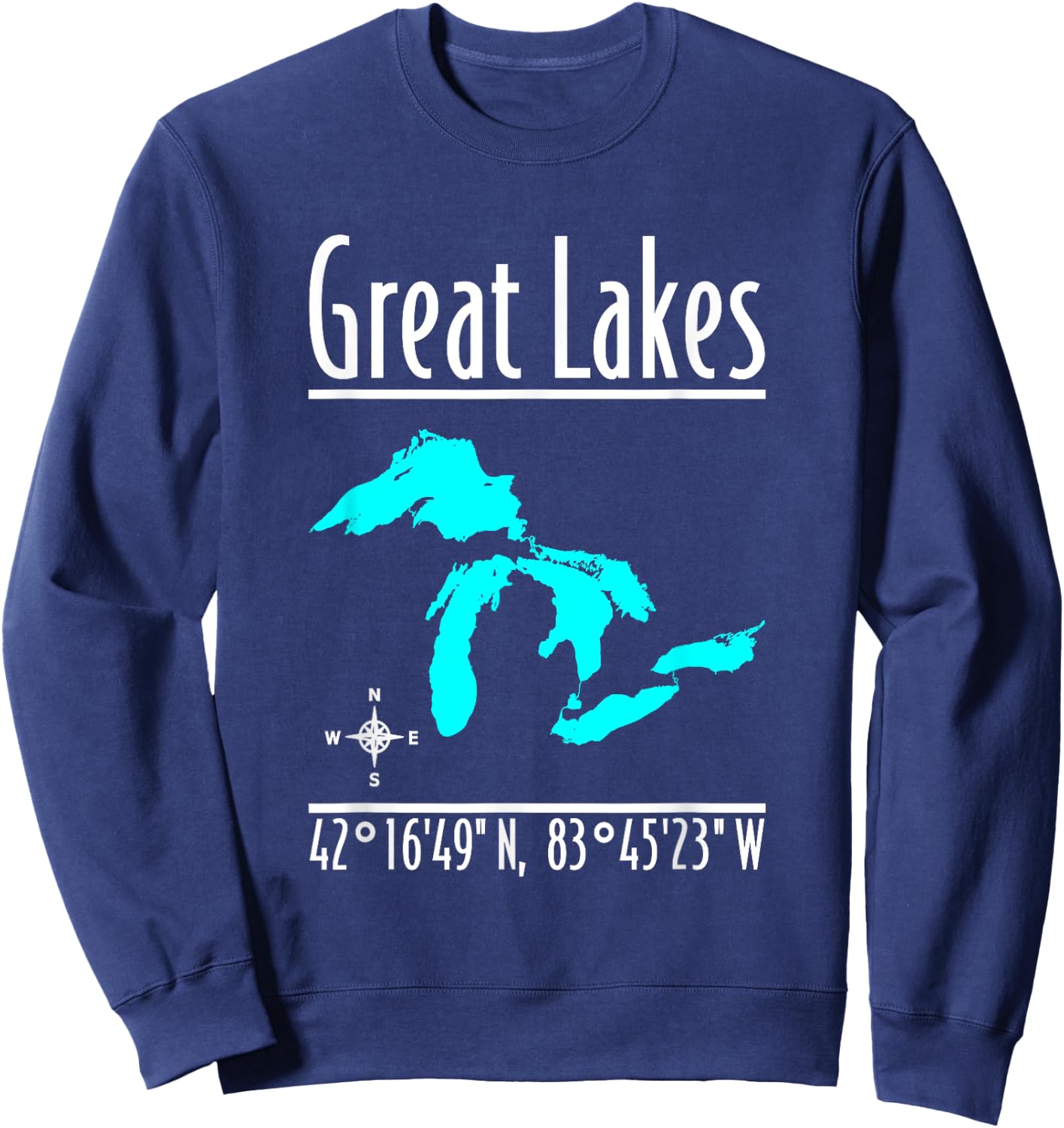 Modern The Great Lakes Sweatshirt - Sweatshirt | Navy