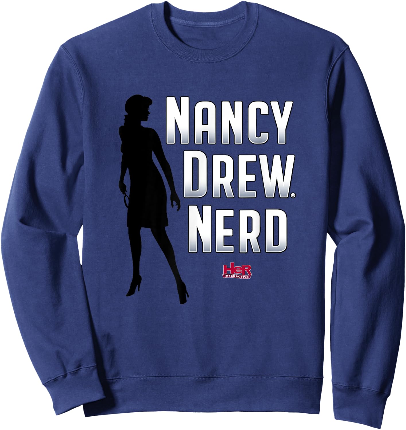 Nancy Drew: Nancy Drew Nerd Sweatshirt - Sweatshirt | Navy