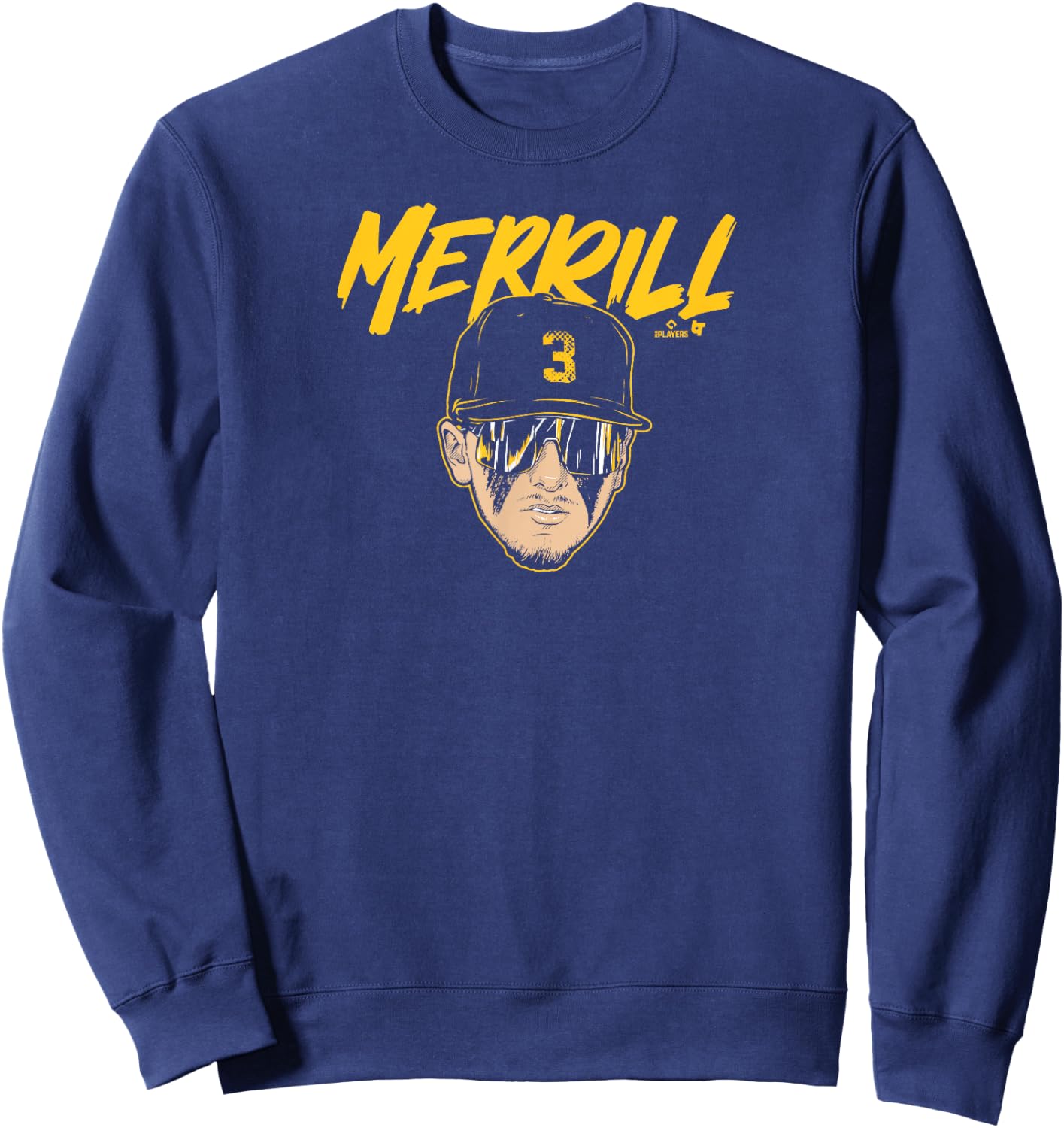 Jackson Merrill: Swag Head - San Diego Baseball Sweatshirt - Sweatshirt | Navy