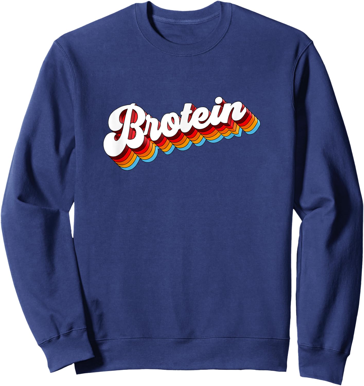 Brotein Gym Fitness Workout Sweatshirt - Sweatshirt | Navy