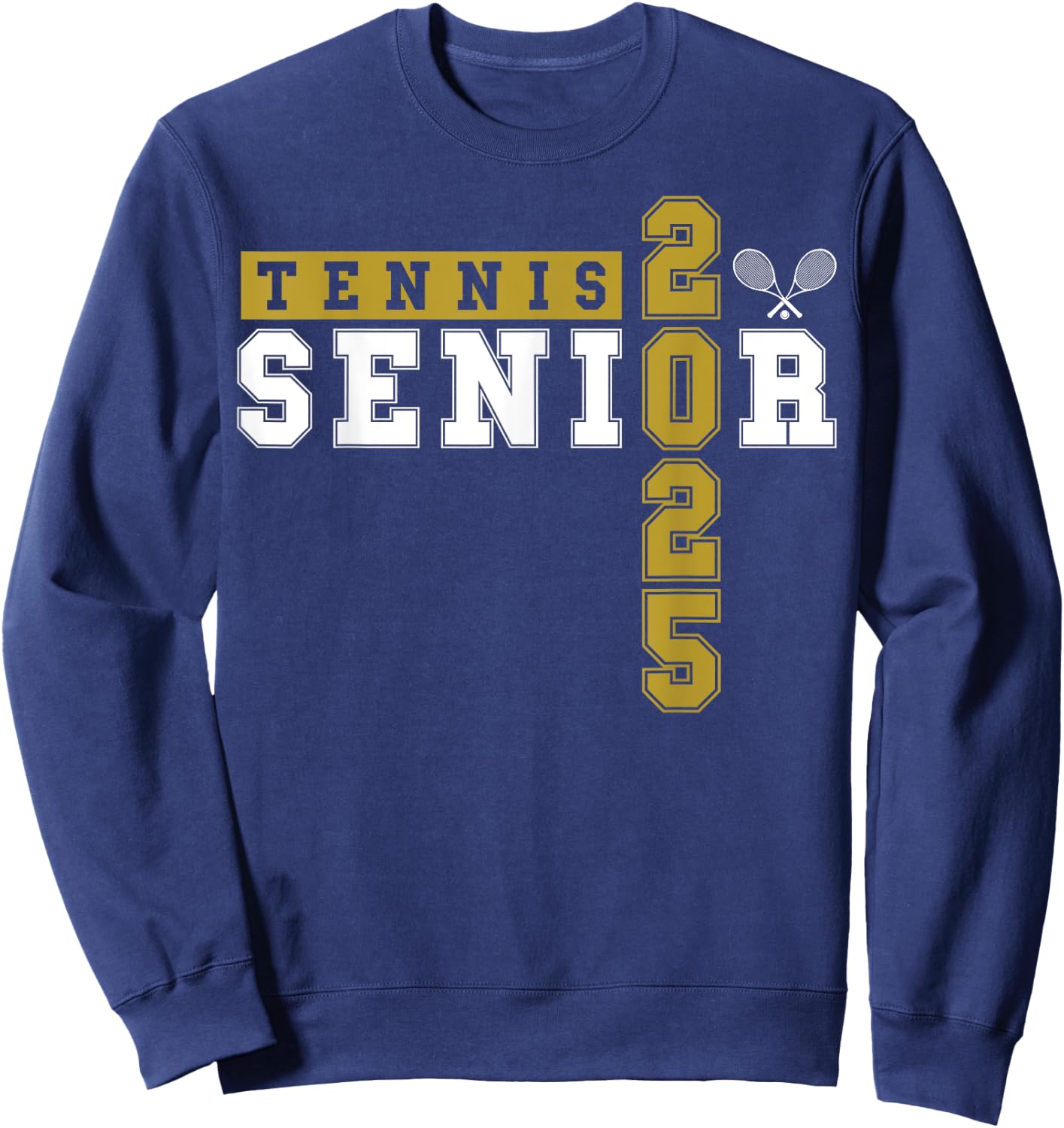 Tennis Senior Night Tennis Senior 2025 Graduation 23 Sweatshirt - Sweatshirt | Navy