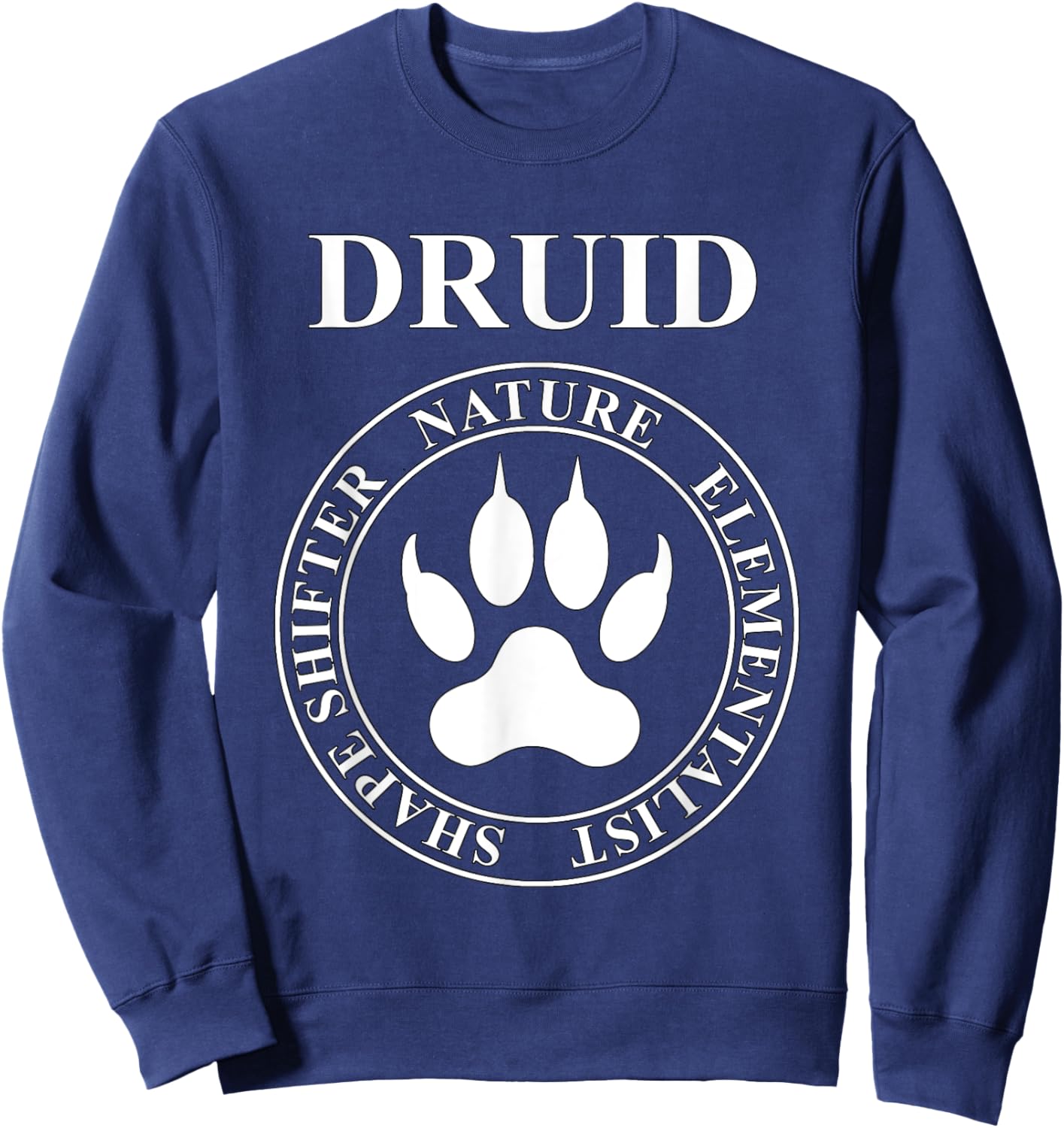 Druid Fantasy RPG Class Shapeshifter Sweatshirt - Sweatshirt | Navy
