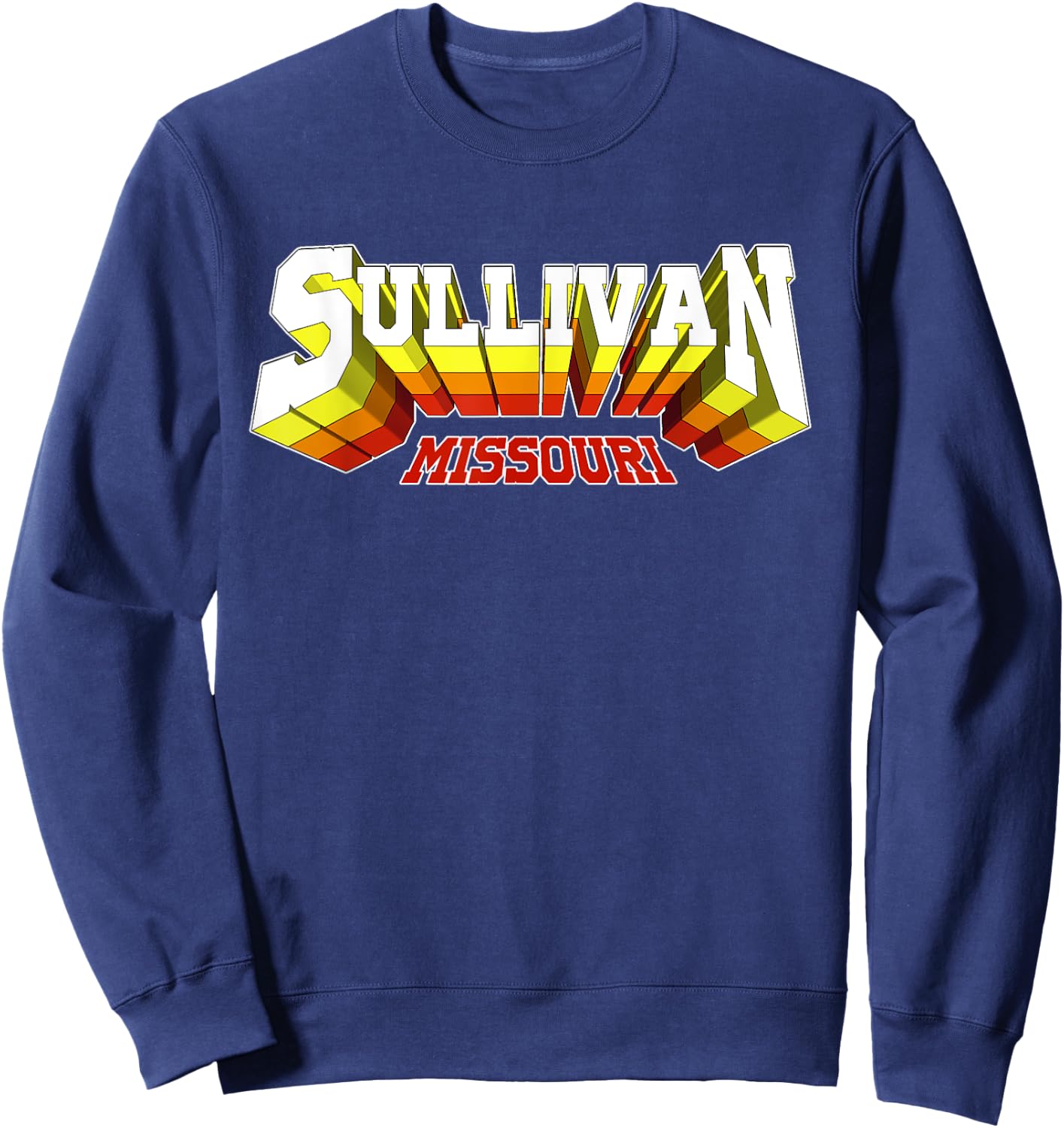 Retro Sullivan City Missouri Sweatshirt - Sweatshirt | Navy