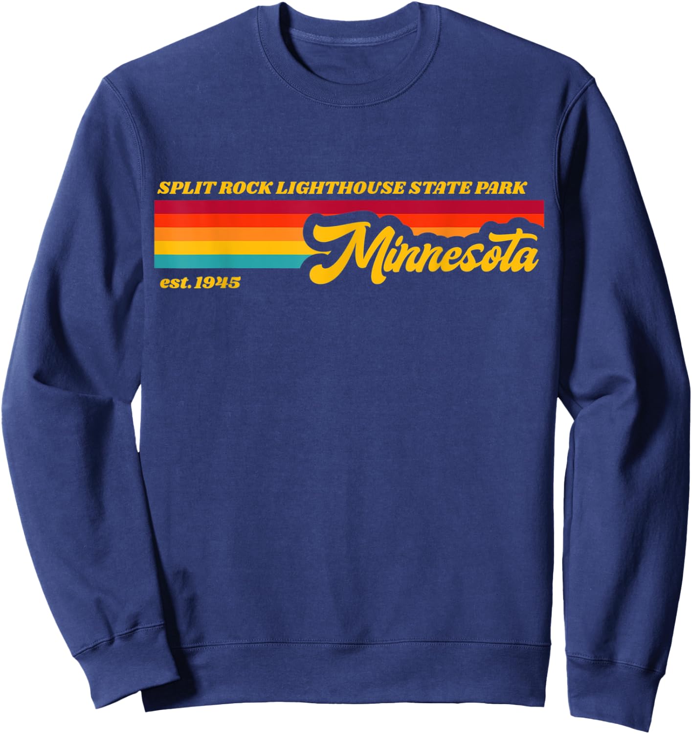 Minnesota Split Rock Lighthouse State Park Sweatshirt - Sweatshirt | Navy
