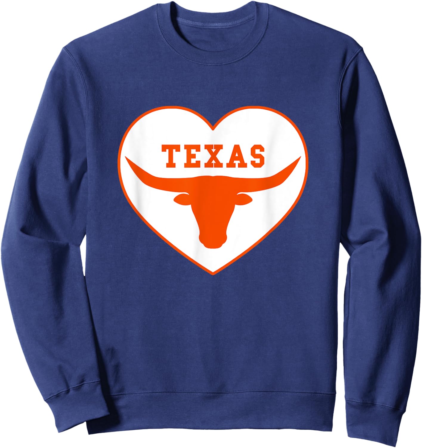 TEXAS - Throwback Design - Classic Sweatshirt - Sweatshirt | Navy