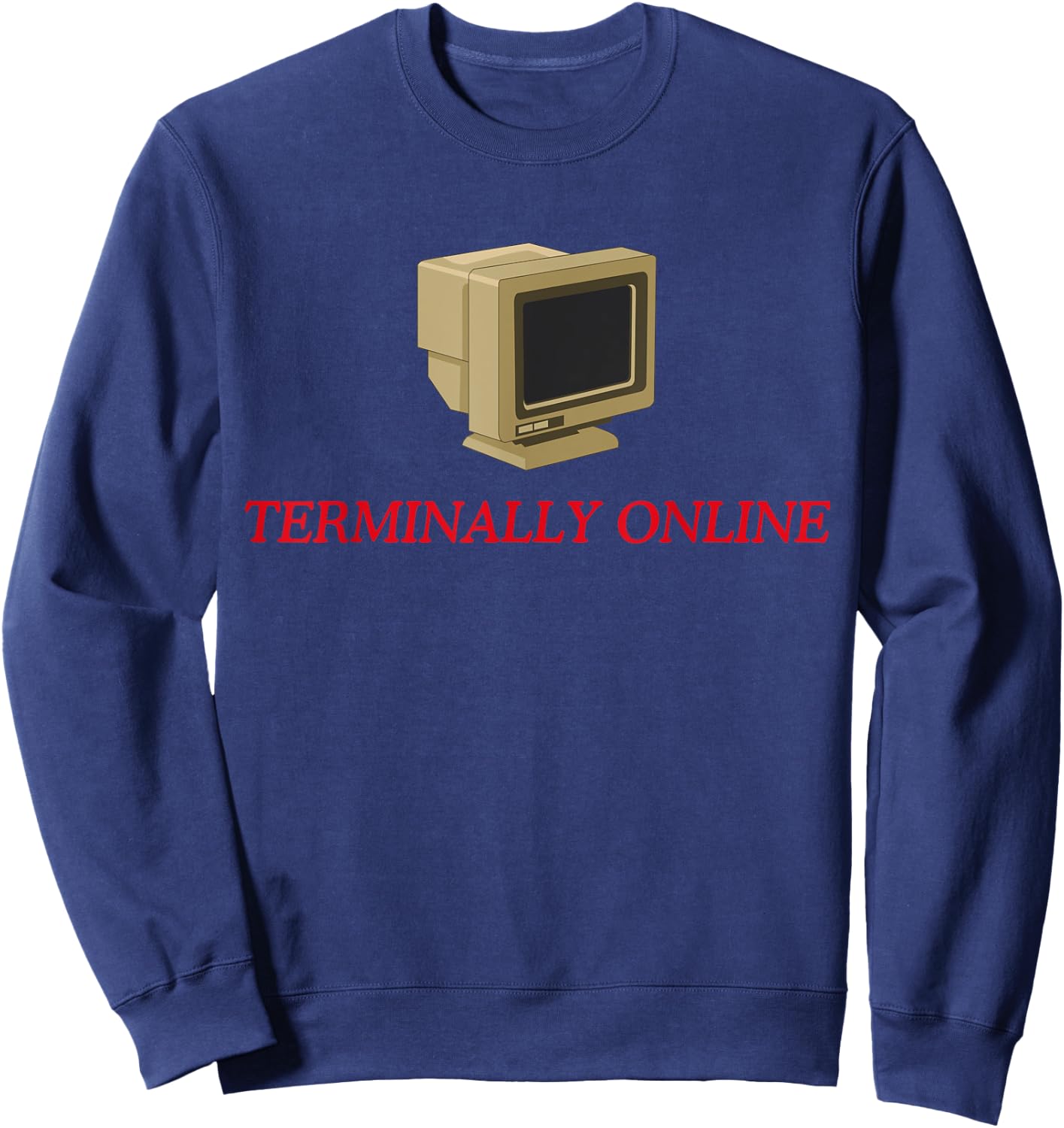 Terminally Online Sweatshirt - Sweatshirt | Navy