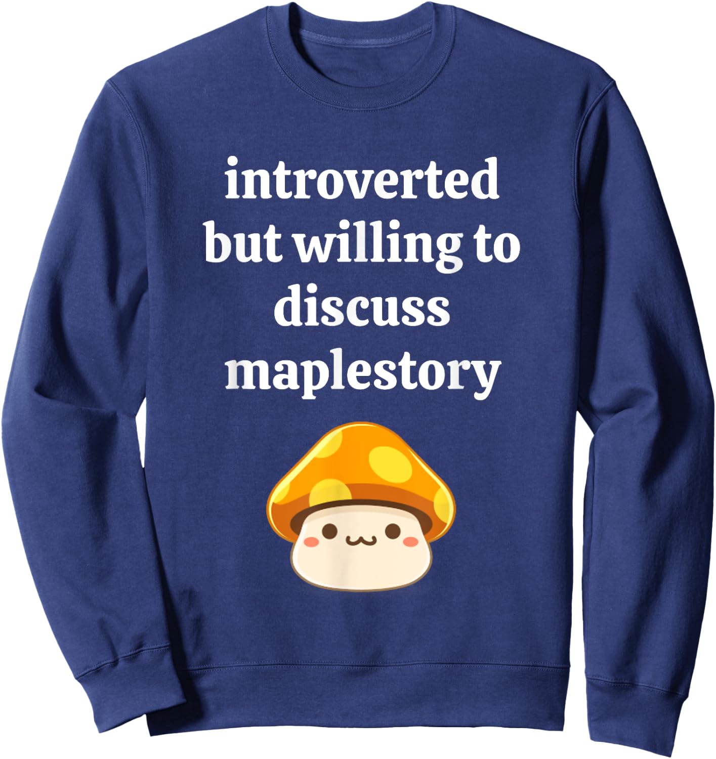 MapleStory Reboot Shadower Nostalgia Server Nodes Training Sweatshirt - Sweatshirt | Navy
